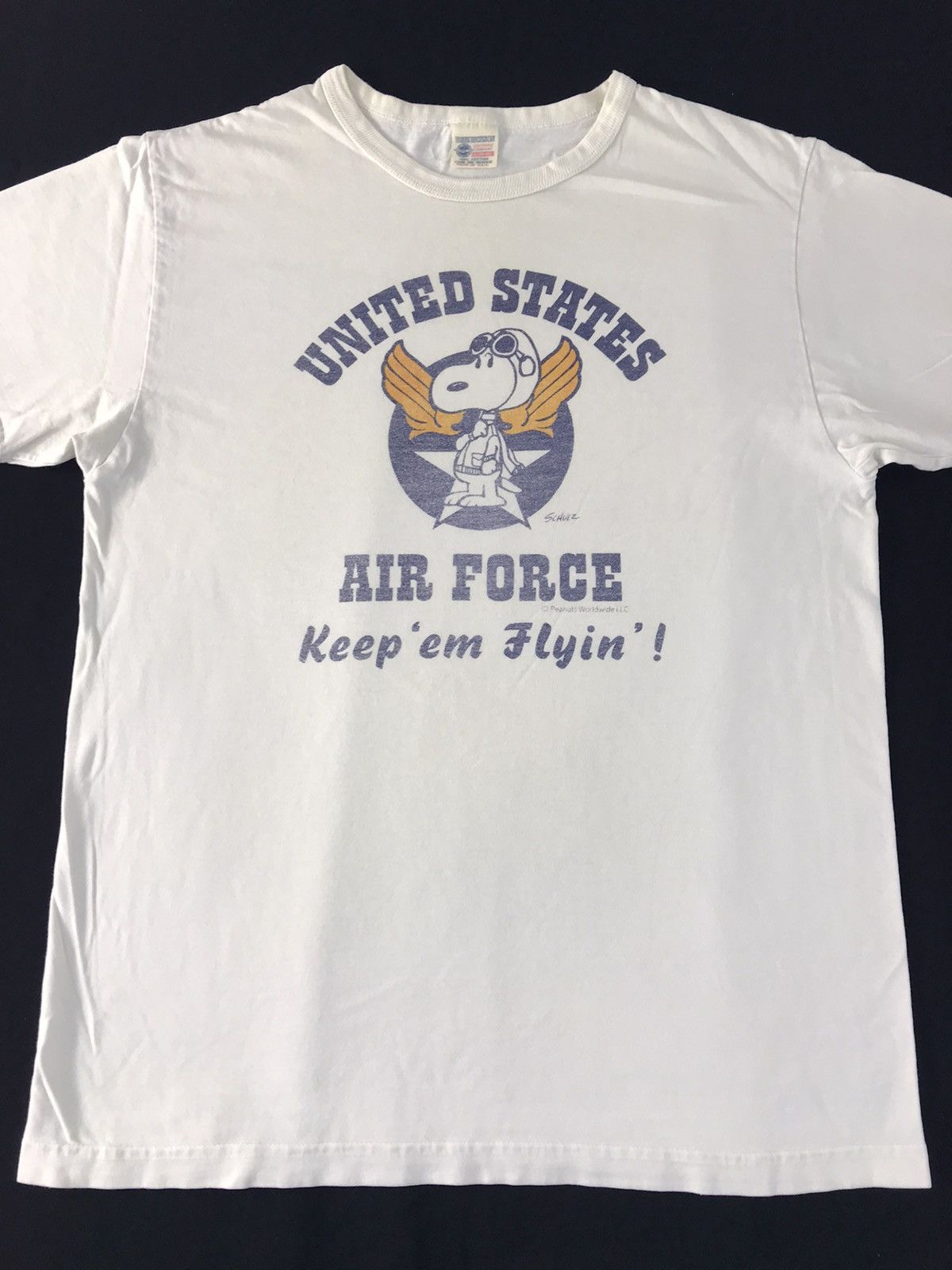 Buzz Rickson's 90s Buzz Rickson X Peanuts Usaf Toyo Enterprise Tee Size US M / EU 48-50 / 2 - 3 Thumbnail