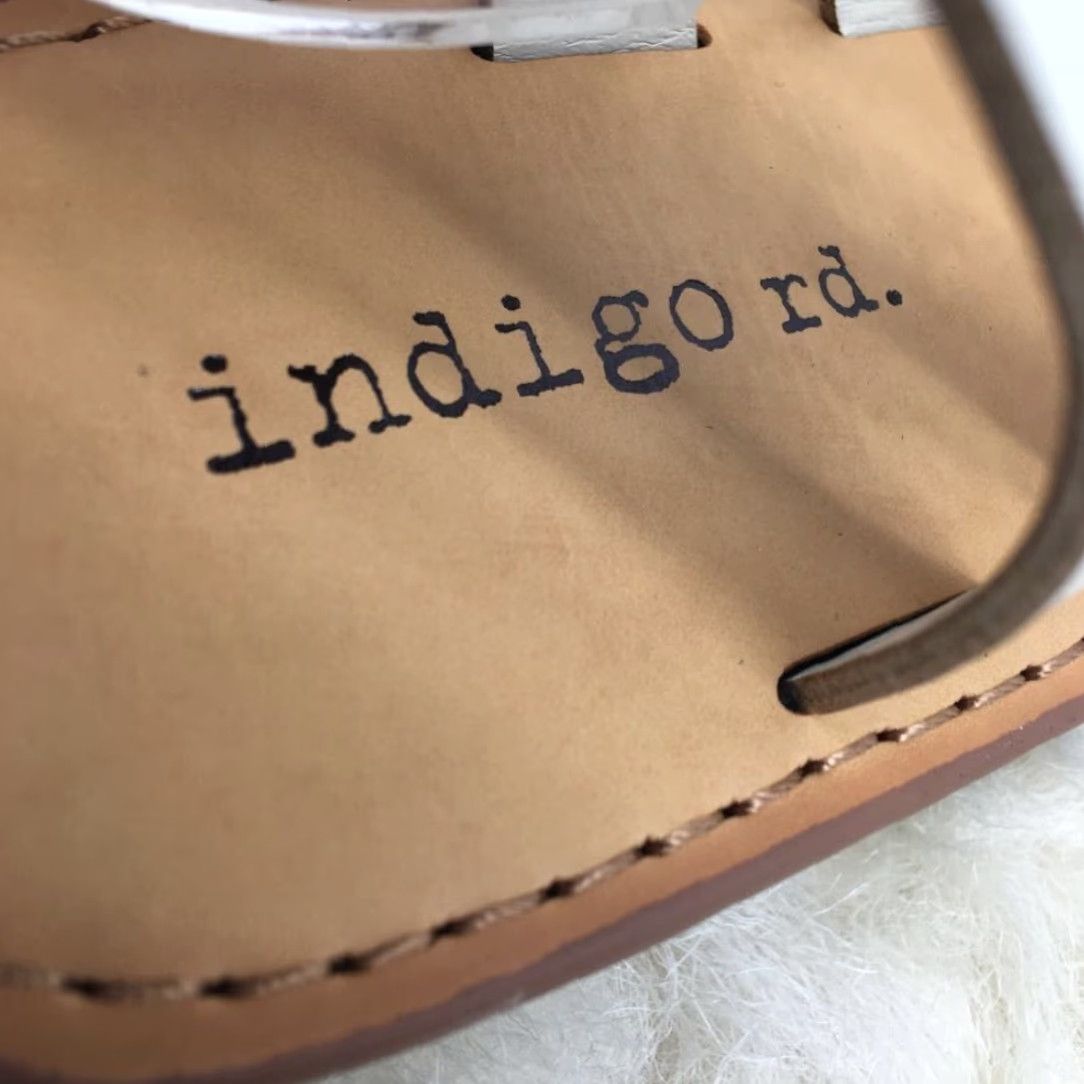 Vintage INDIGO RD. Baku Gladiator Sandals White Lace Up Flat 6 M Womens Size US 6 / IT 36 - 6 Thumbnail
