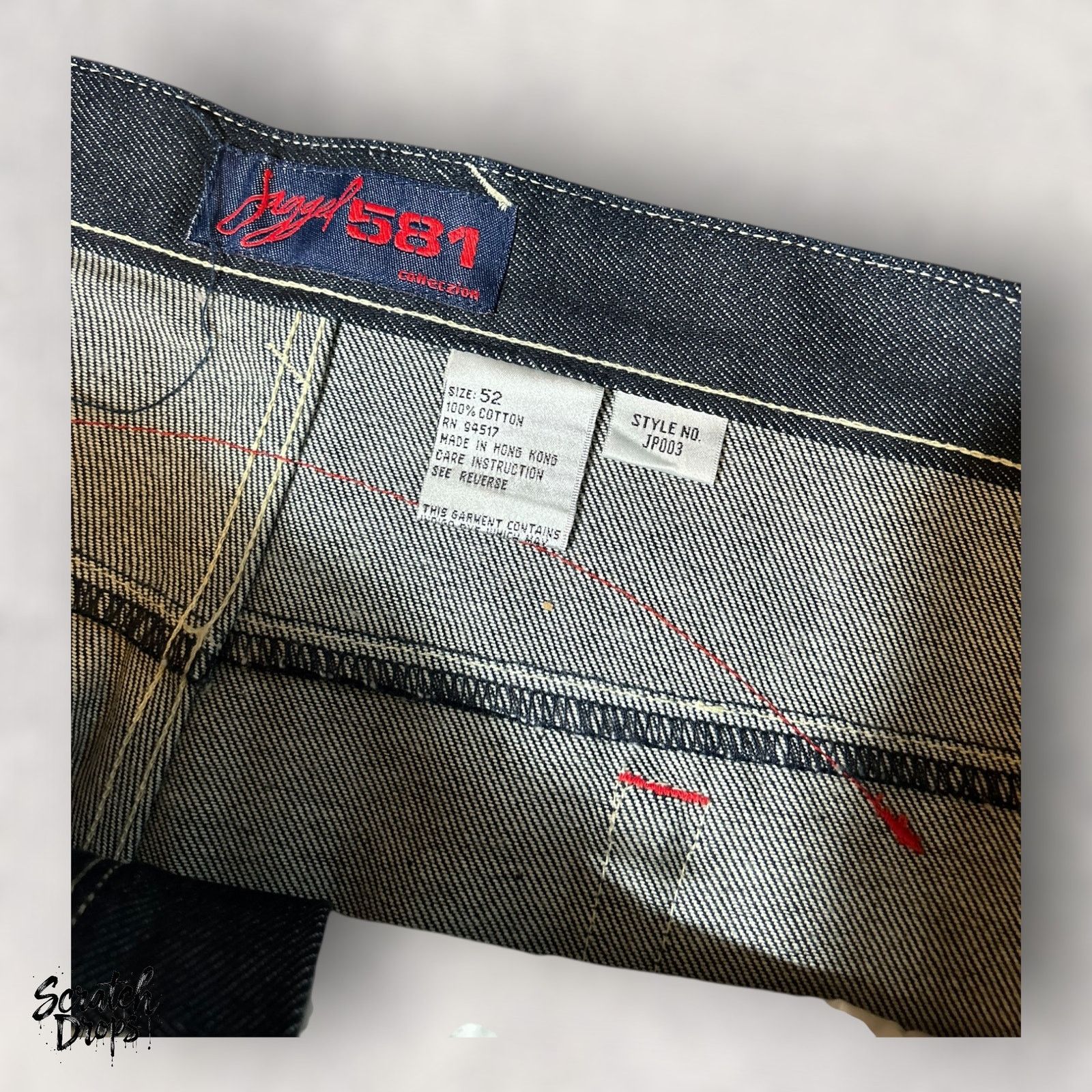 Other Jagged 581 Vintage Y2K Jeans NWT Size 54 Dark Wash Classic Size US 38 / EU 54 - 5 Thumbnail