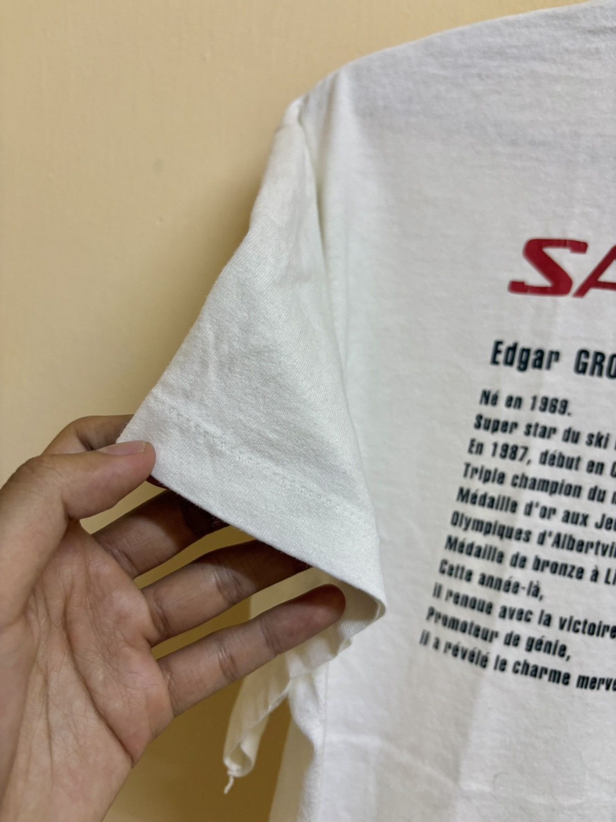Salomon Vintage 90s Salomon Edgar Grospiron Frace Ski Art Streetwear Size US L / EU 52-54 / 3 - 7 Thumbnail