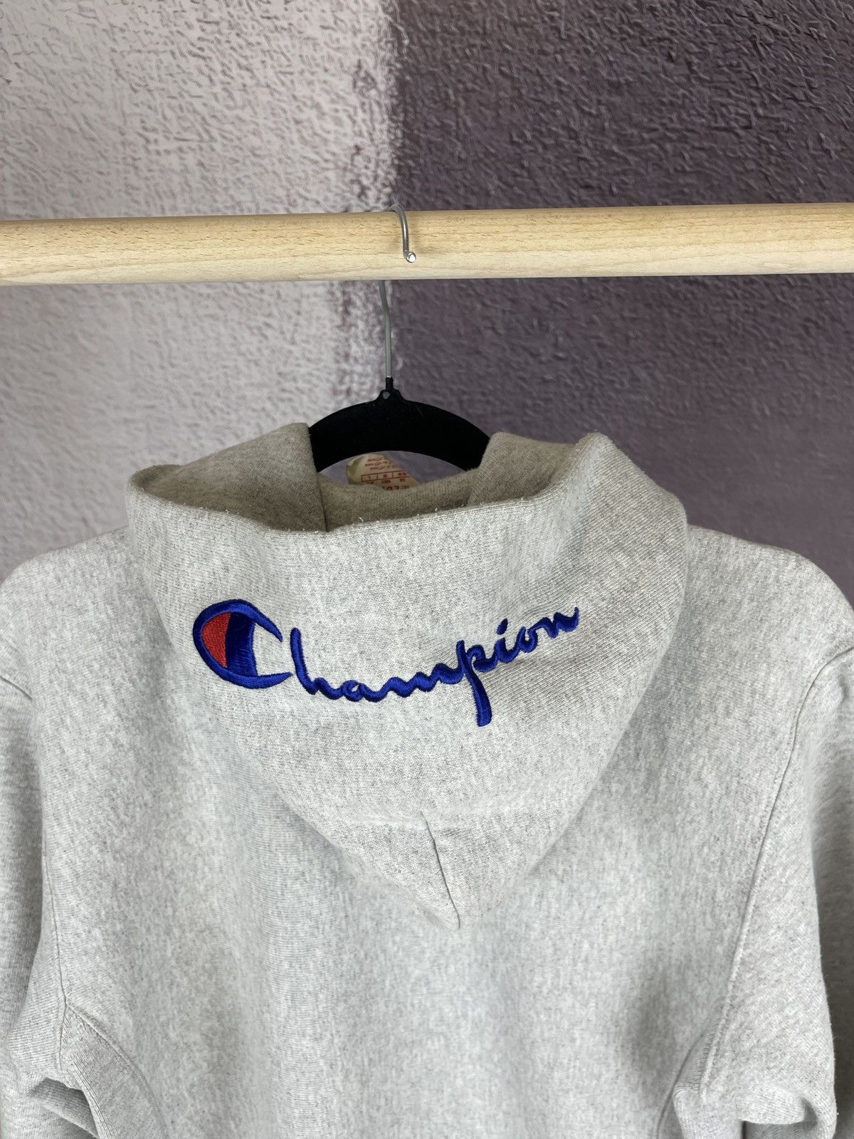 Champion Champion vintage vetements style hoodie embroidery logo Size US M / EU 48-50 / 2 - 9 Thumbnail