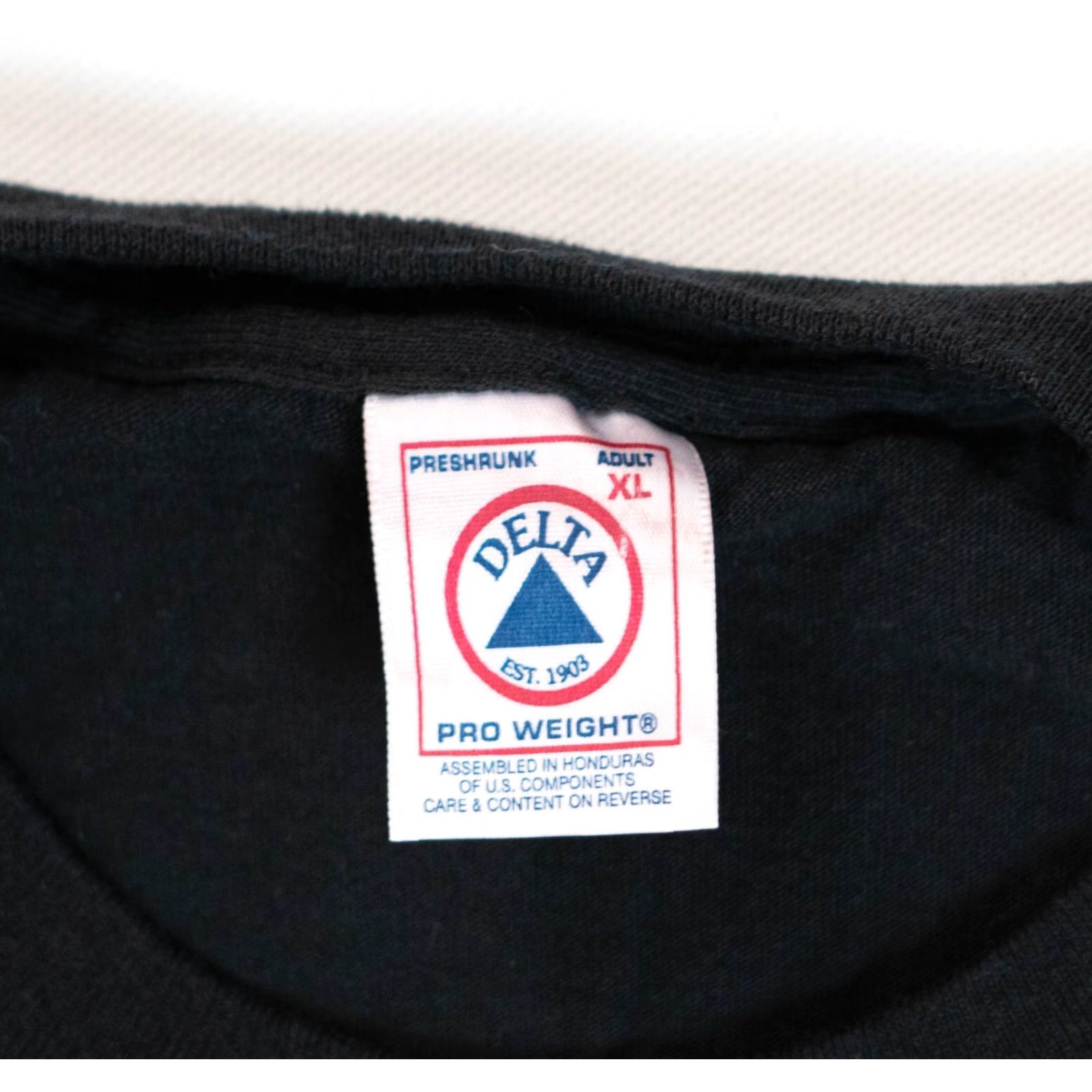 Delta VINTAGE Delta T-Shirt Men XL Black Double-Sided NYC Empire State Building 1990s Logo Size US XL / EU 56 / 4 - 4 Thumbnail