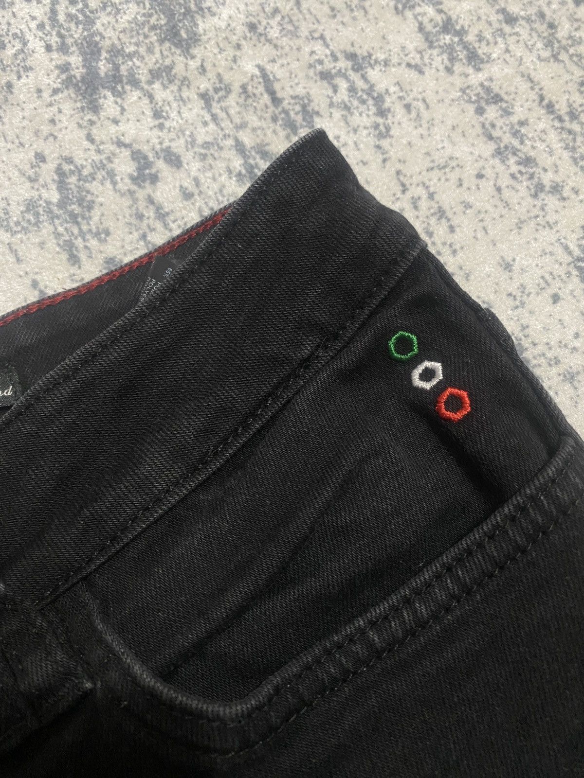 Other Luxury denim slim fit philipp plein logo on pocket drip jean Size US 31 - 15 Thumbnail