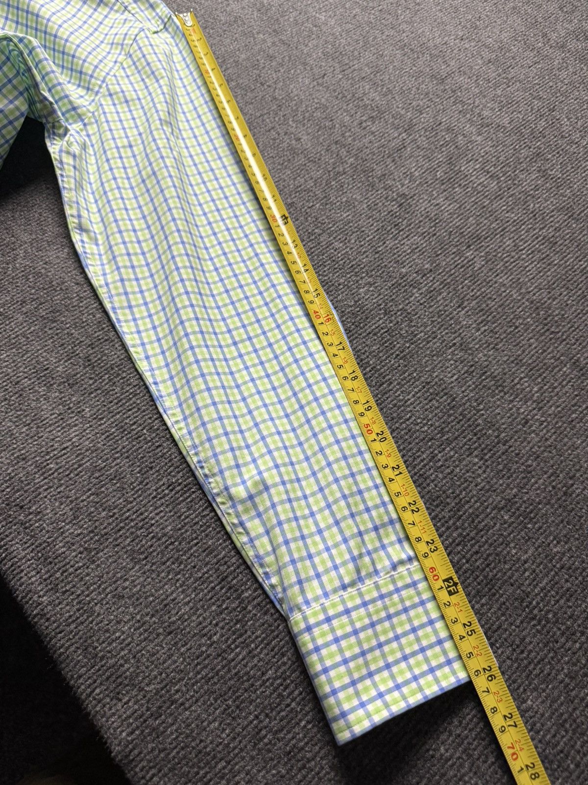 Hugo Boss Luxury 00s Hugo Boss Slim Fit Check Shirt Green Blue Mens L Size US L / EU 52-54 / 3 - 18 Thumbnail