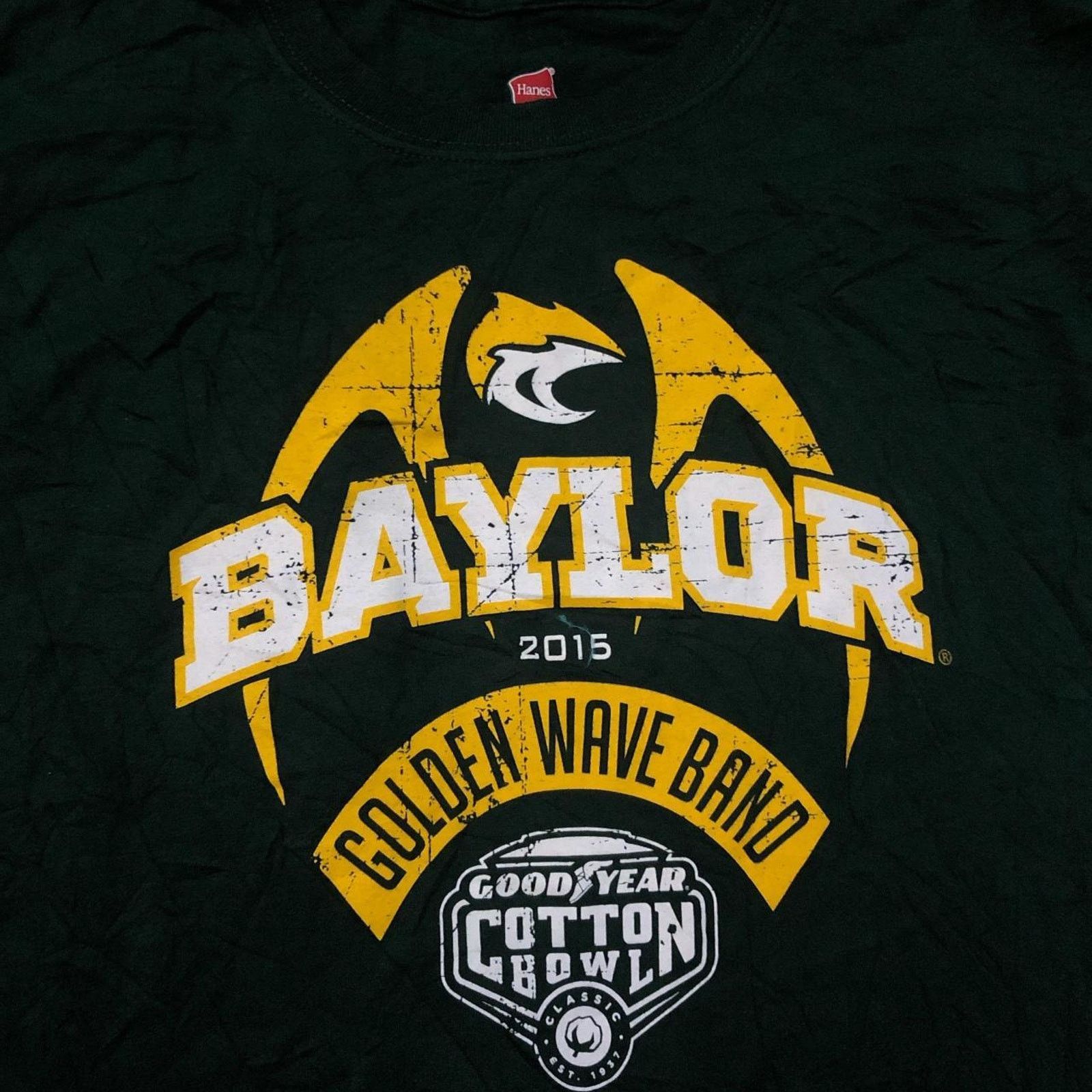 Hanes Green 2015 Baylor Band Cotton Bowl Graphic Tee Size US M / EU 48-50 / 2 - 3 Thumbnail