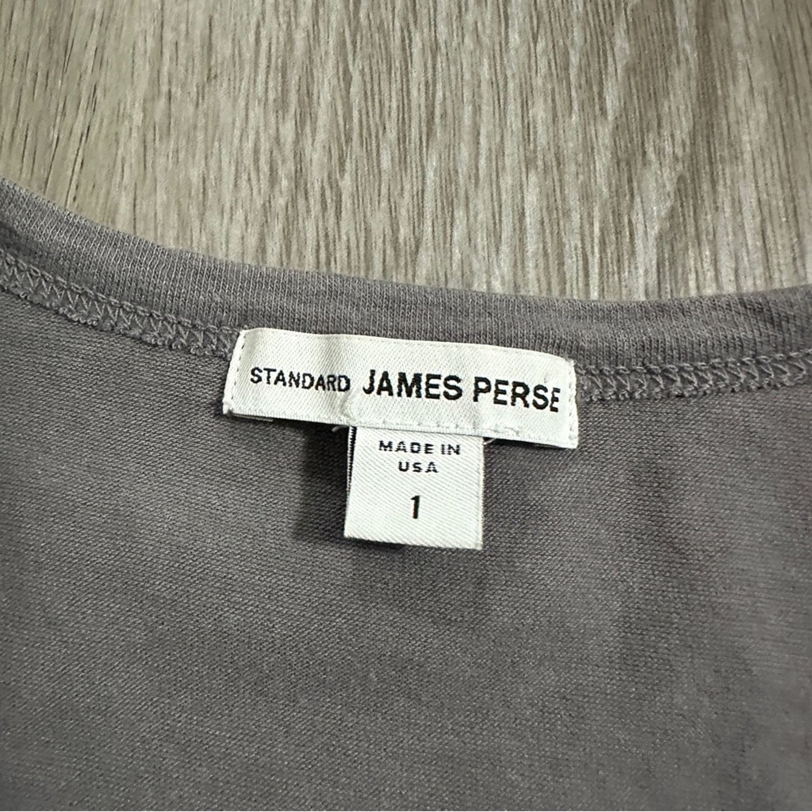 James Perse James Perse Gray Faux Wrap Gathered Mini Dress Size 1 (S) Size S / US 4 / IT 40 - 5 Thumbnail