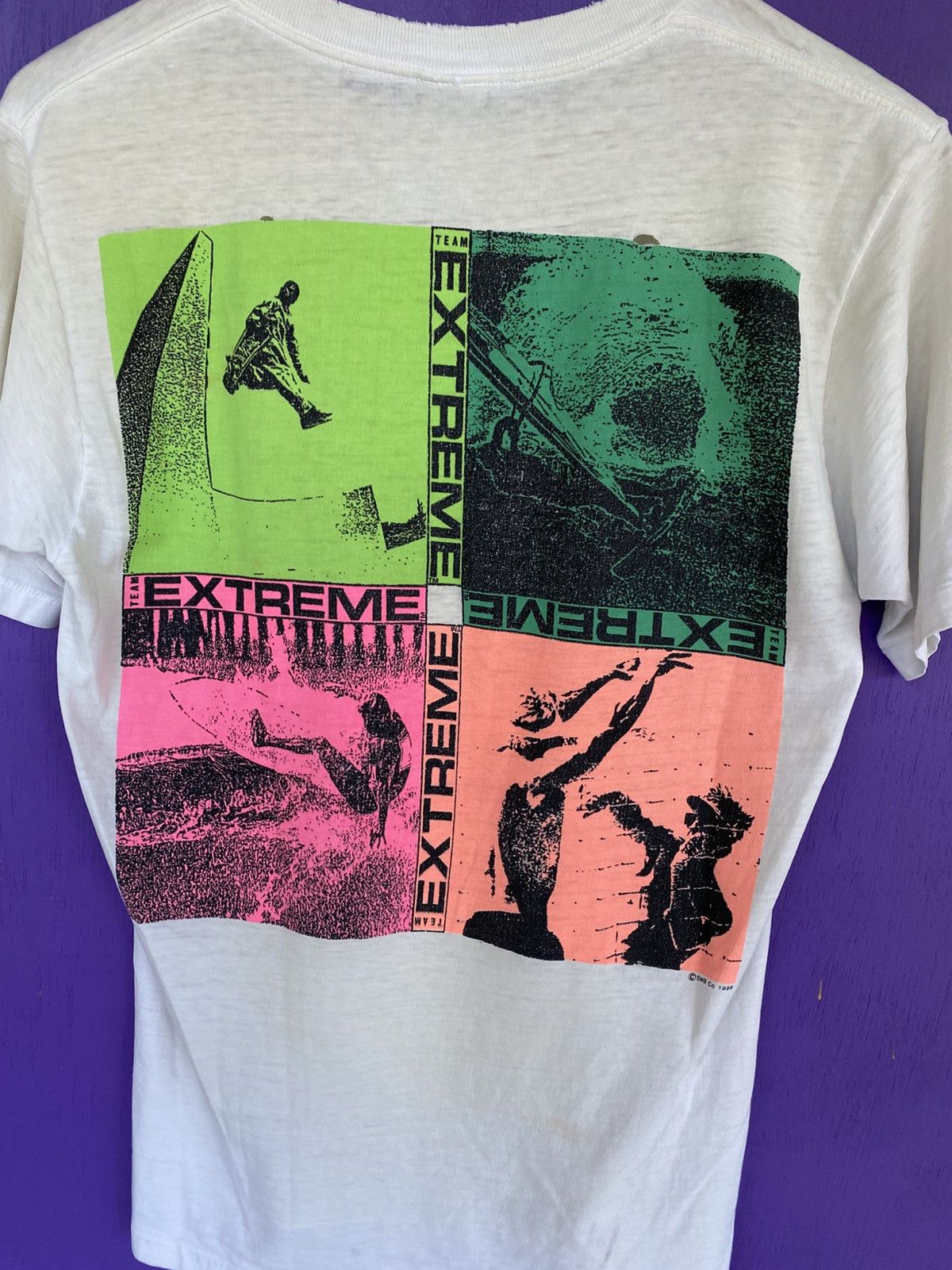 Other Vintage 80s Hobie extreme sports mullet tee Size US M / EU 48-50 / 2 - 3 Thumbnail