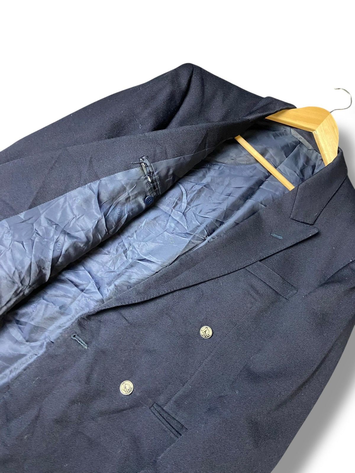 Christian Dior Monsieur × Designer × Vintage Christian Dior Monsieur Double Breasted Coat (120) Size US M / EU 48-50 / 2 - 4 Thumbnail