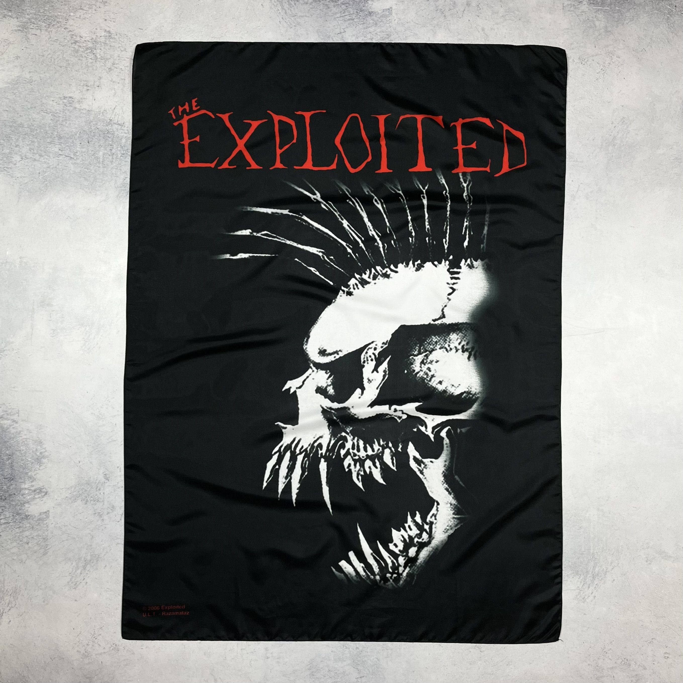 Band Tees Vintage Exploited Punk Rock Poster Flag Tapestry 2006 Size ONE SIZE - 1 Thumbnail