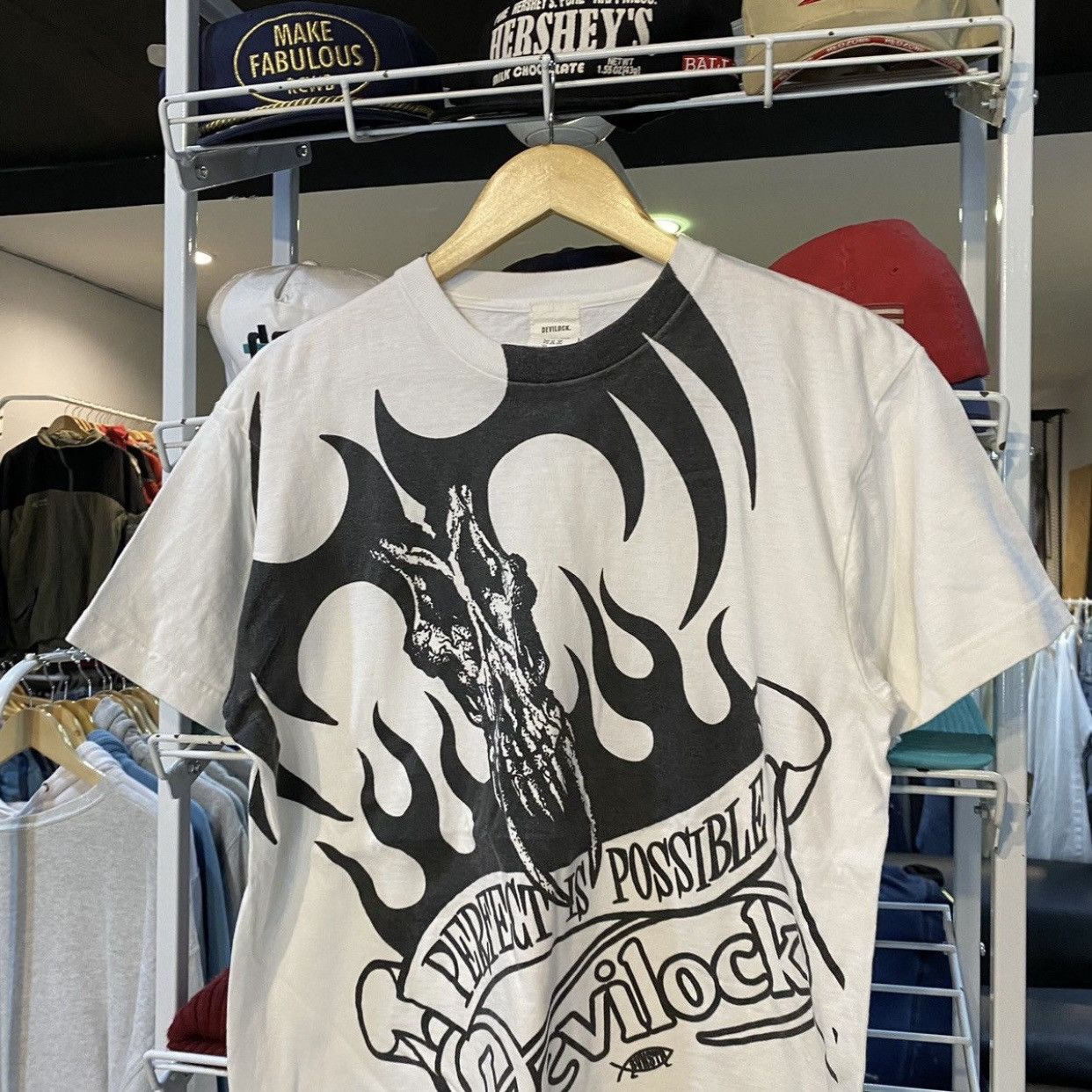 Beauty Beast × Devilock × Vintage Vintage Devilock Big Logo Palmstore 4th Anniversary Tshirt Size US M / EU 48-50 / 2 - 3 Thumbnail