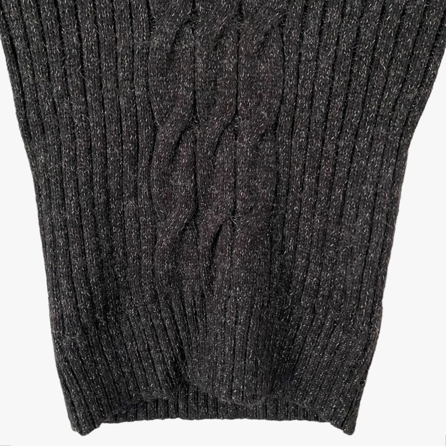 IKKS IKKS Women's Pullover Sweater Ribbed Knit Long-Sleeve Gray S Casual Knitwear Size S / US 4 / IT 40 - 6 Thumbnail
