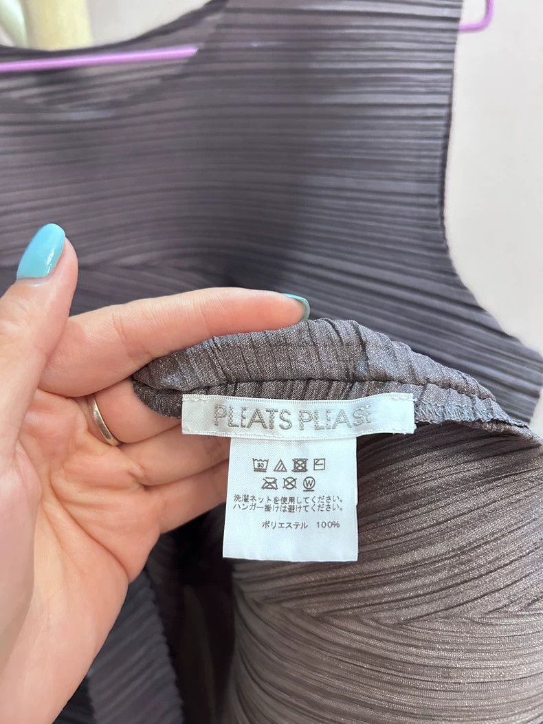 Issey Miyake Issey Miyake size:3 High-end grey spring top vest Size XS / US 0-2 / IT 36-38 - 3 Thumbnail