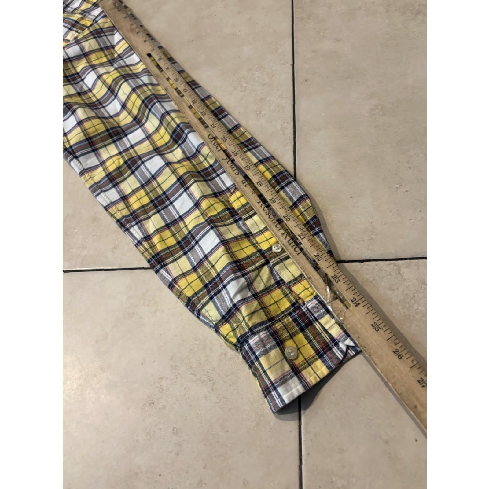 Ralph Lauren Ralph Lauren Shirt Mens Large Yellow Plaid Classic Fit Button Down Long Sleeve Size US L / EU 52-54 / 3 - 8 Thumbnail