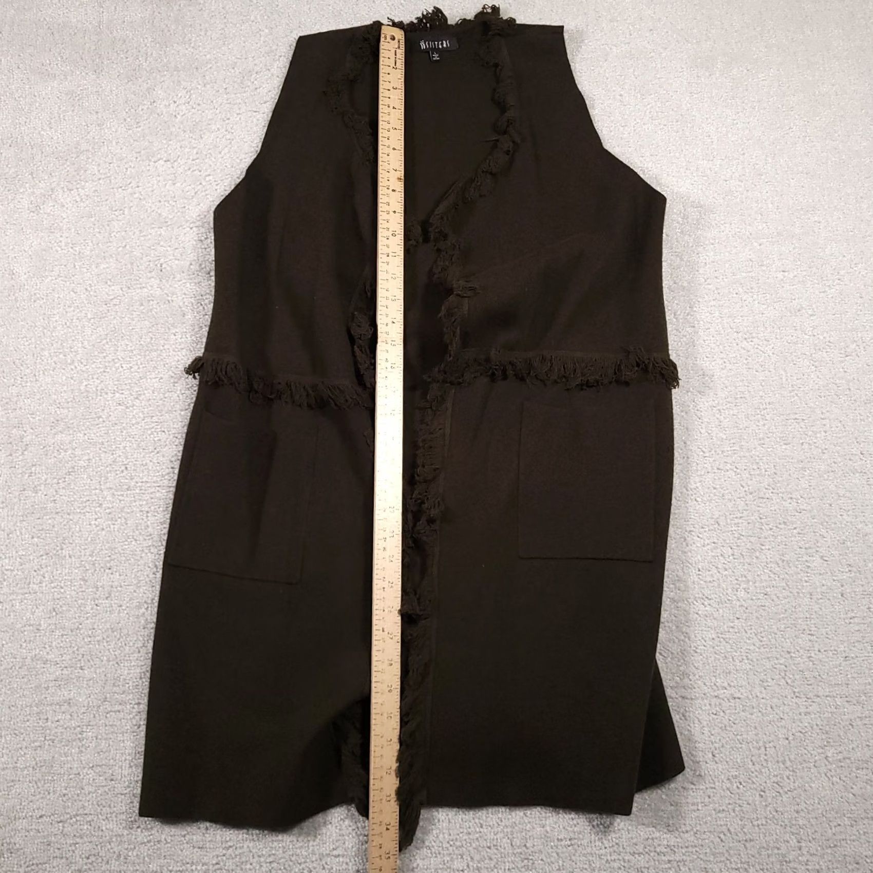 Vintage VINTAGE II Sisters Two Sisters Duster Cardigan Sweater Sleeveless L Green Pockets 90s Bohemian Womens Mens? Size L / US 10 / IT 46 - 7 Thumbnail