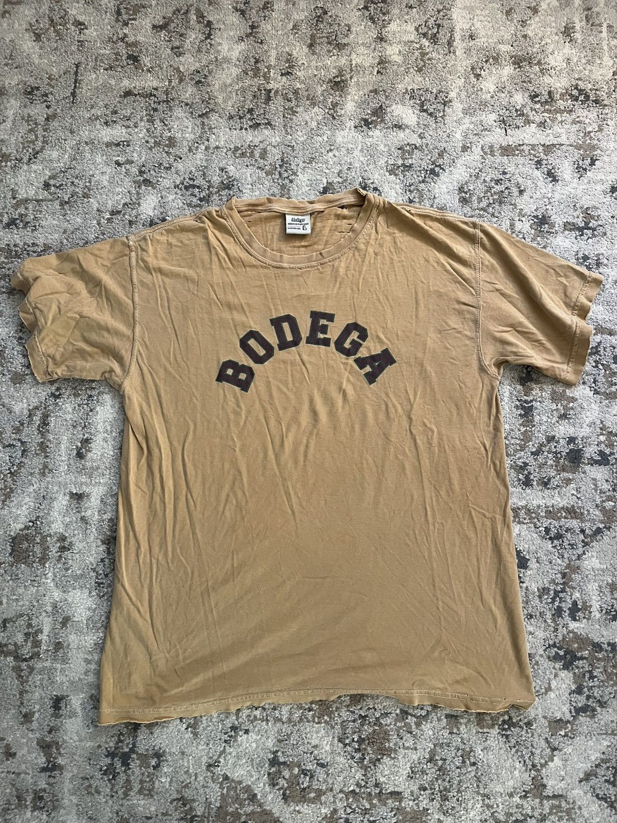 Bodega Bodega Men’s Large Yellow Tee Size US L / EU 52-54 / 3 - 1 Thumbnail