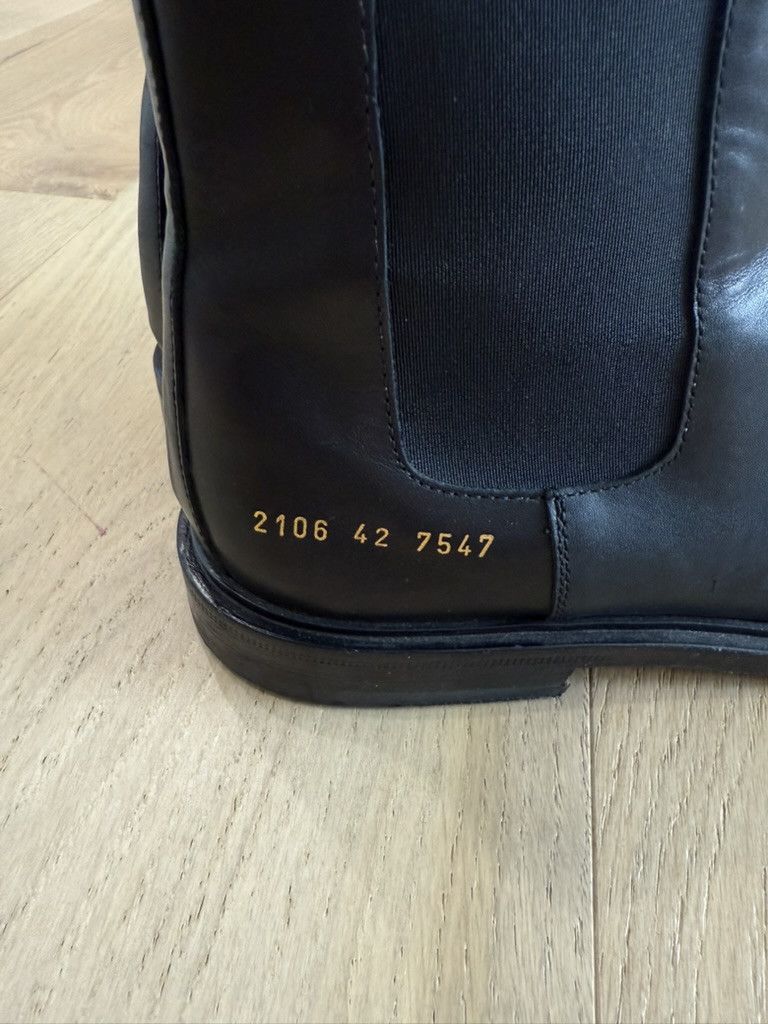 Common Projects Common Projects Chelsea Boots Black Leather Size US 9 / EU 42 - 9 Thumbnail