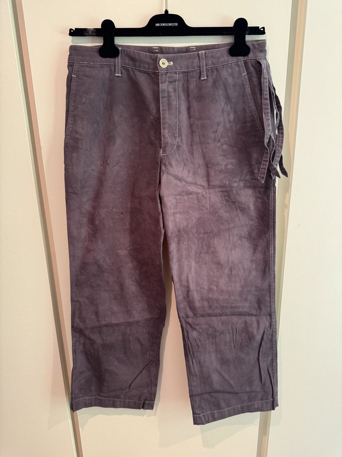 Issey Miyake Issey Miyake Plum Pants with Tassle’s Size US 34 / EU 50 - 1 Thumbnail