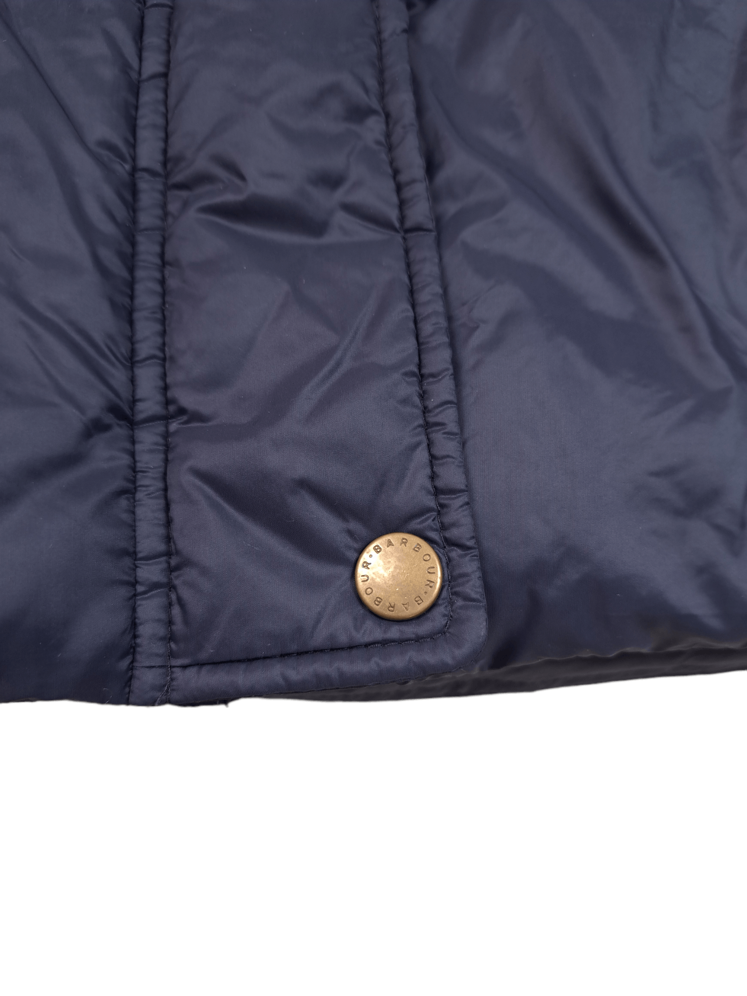 Barbour × Designer 💎Vintage Barbour Fibre Down Navy Black Puffer Parka Jacket Size XL / US 12-14 / IT 48-50 - 11 Thumbnail