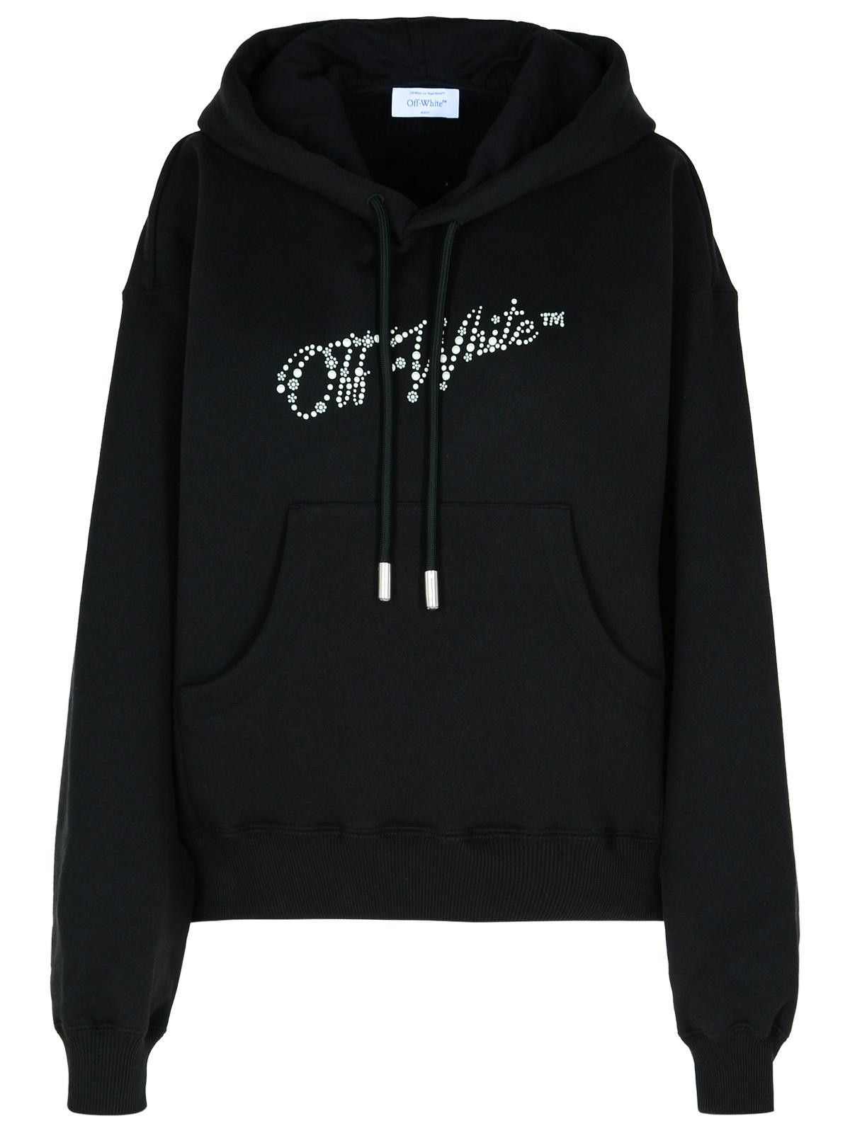 Off-White OFF-WHITE Black Cotton Sweatshirt Size XS / US 0-2 / IT 36-38 - 1 Thumbnail