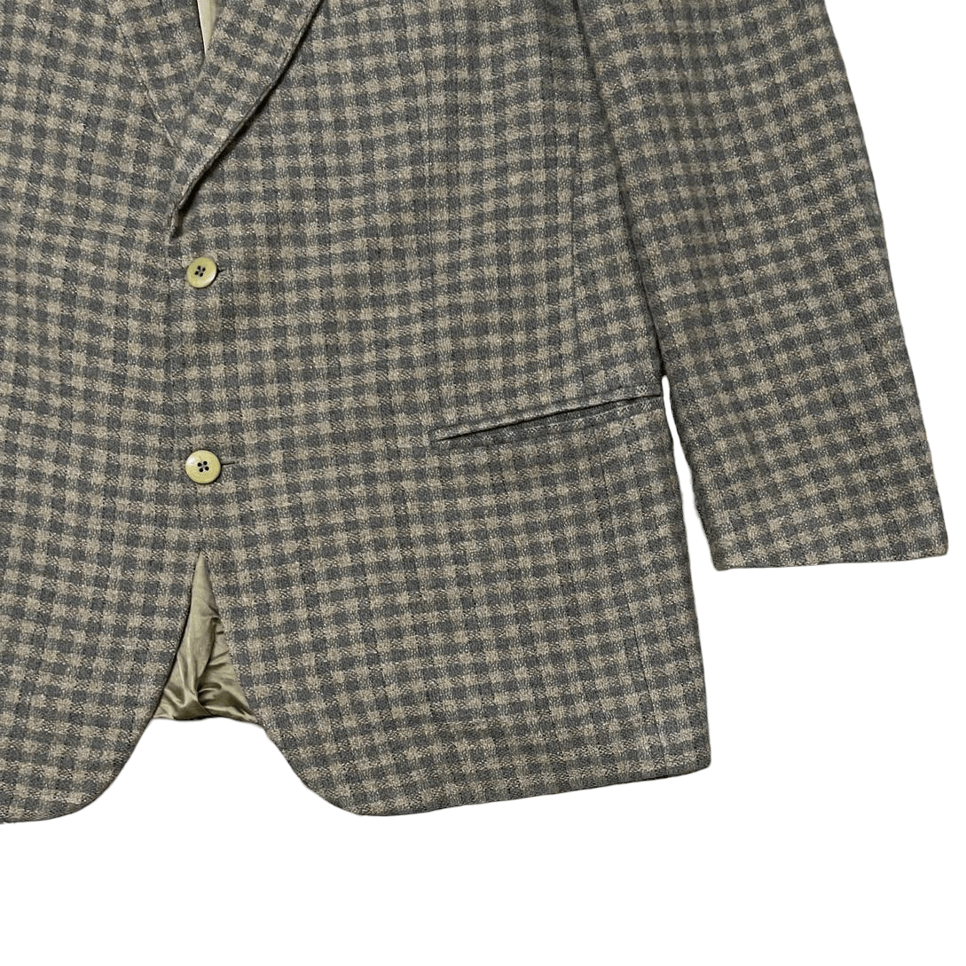 Valentino Vintage Valentino Garavani Wool Cahsmere houndstooth Blazer Size US L / EU 52-54 / 3 - 4 Thumbnail