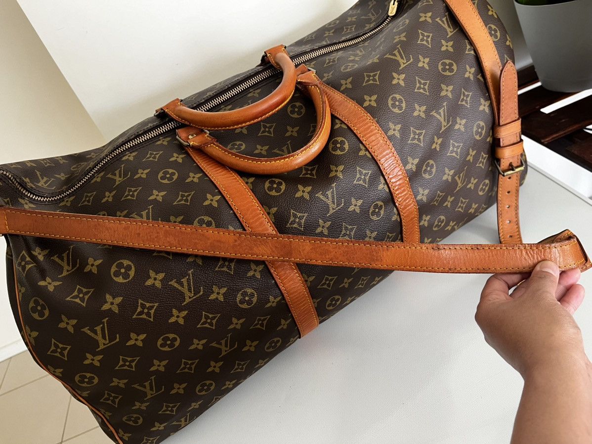 Louis Vuitton Authentic Louis Vuitton Keepall Bandouliere/Vintage/Brown Size ONE SIZE - 4 Thumbnail