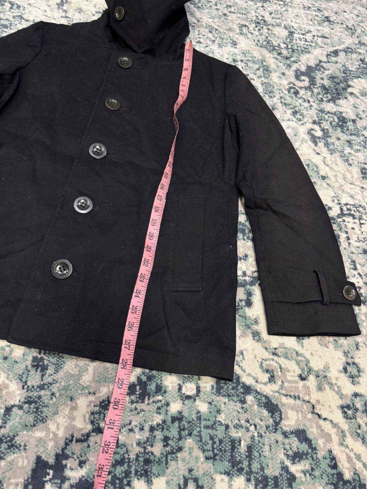 Y's Y'S SINGLE BREASTED HOODED GABARDINE COAT JACKET Size US M / EU 48-50 / 2 - 3 Thumbnail