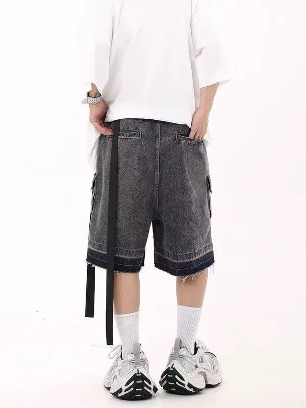 Japanese Brand Takako x Yuri Vintage High Street Multi-Pocket Denim Shorts Size US 30 / EU 46 - 3 Thumbnail