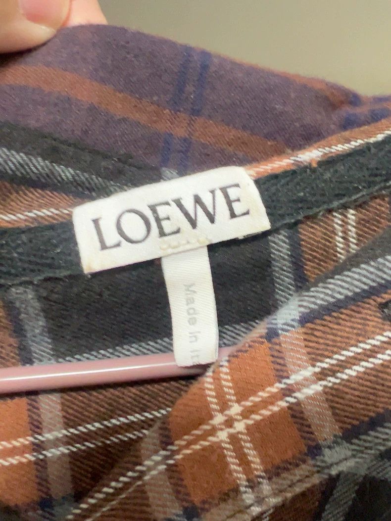 Loewe LOEWE Spliced leather sweater Size L / US 10 / IT 46 - 2 Thumbnail