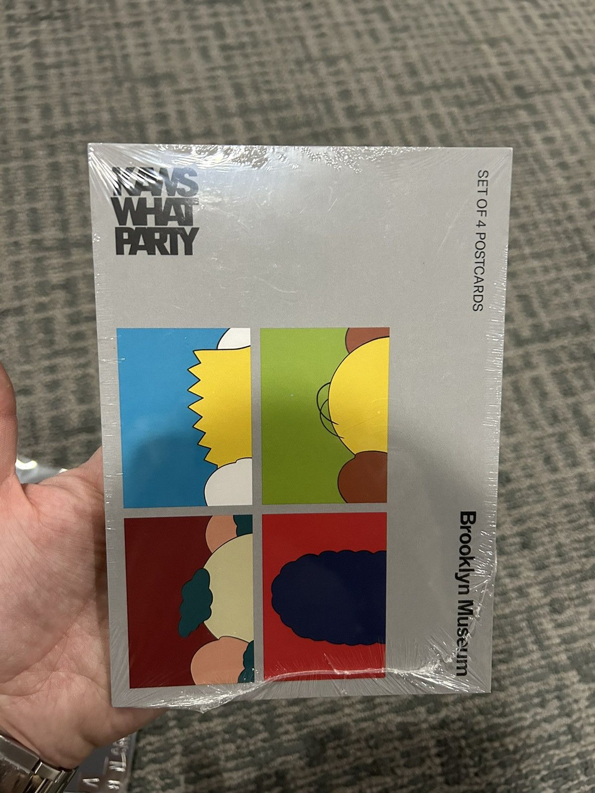 Kaws Kaws Brooklyn Museum Kimpsons postcards Size ONE SIZE - 2 Thumbnail