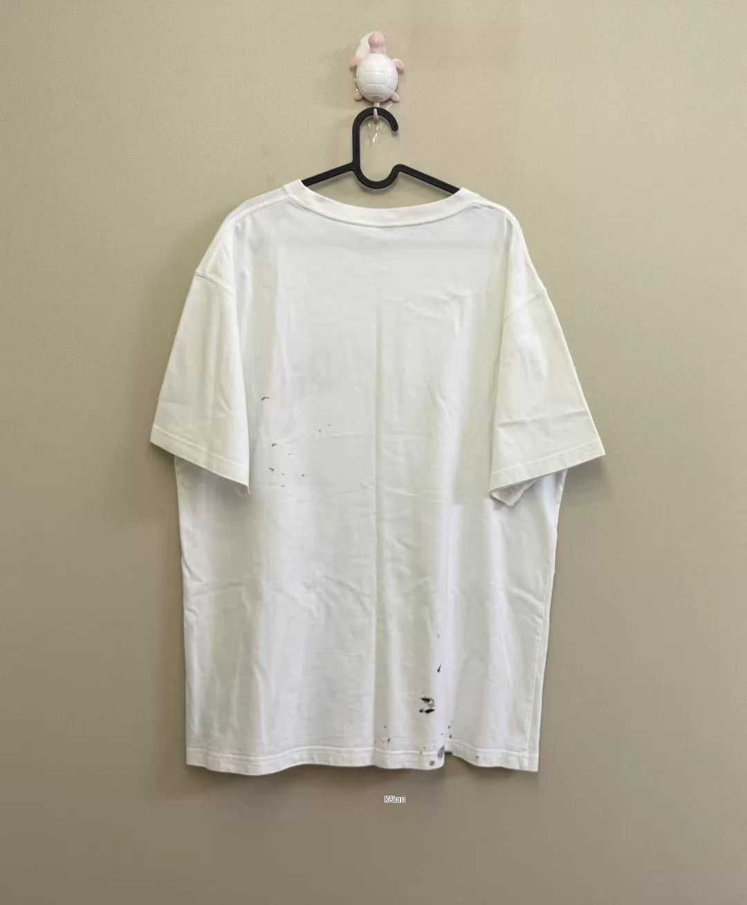 Dior DIOR x TRAVIS White Embroidered Splatter Tee Size US XXL / EU 58 / 5 - 4 Thumbnail