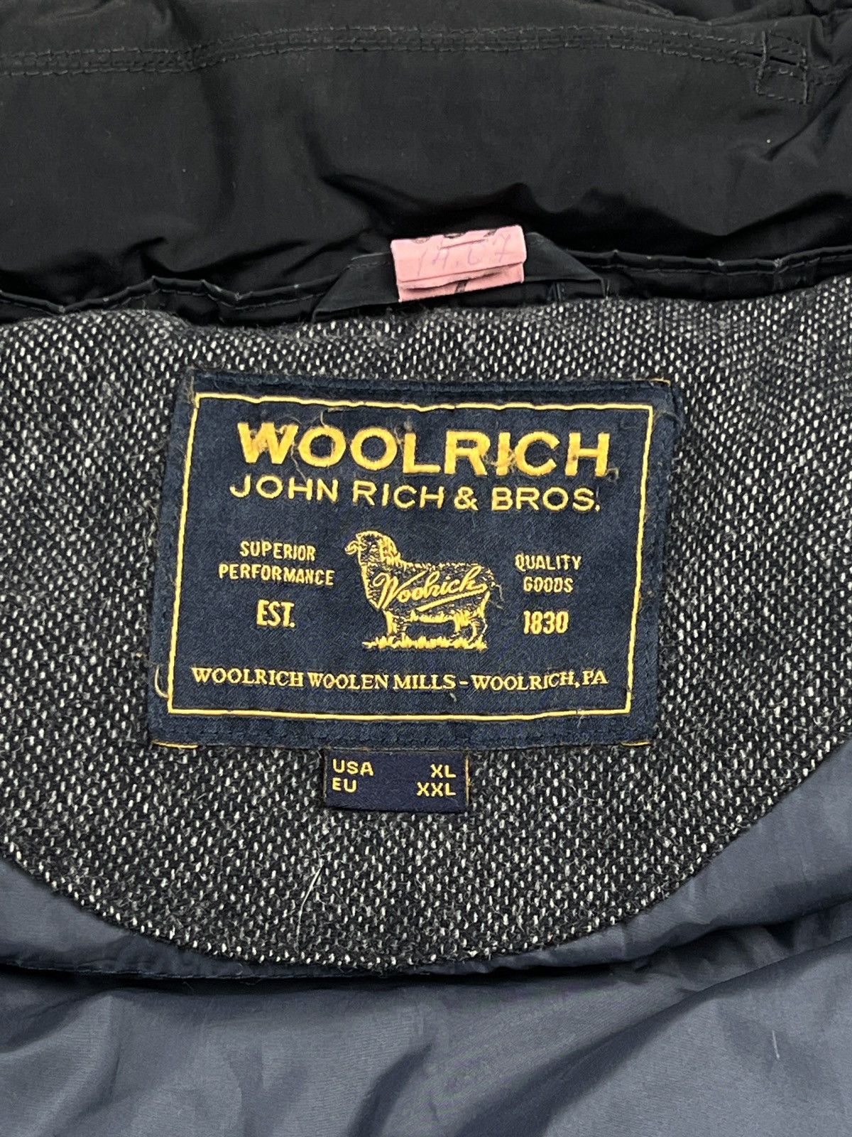 Woolrich Woolen Mills Woolrich Nylon Down Coat (Y0628) Size US XXL / EU 58 / 5 - 19 Thumbnail