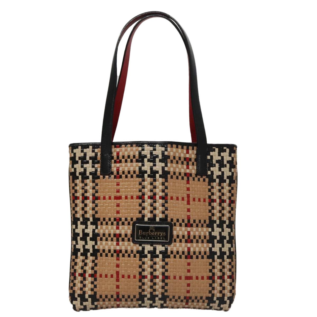 Burberry Blue Label Beige Leather Tote Bag (Pre-Owned) Size ONE SIZE - 1 Thumbnail