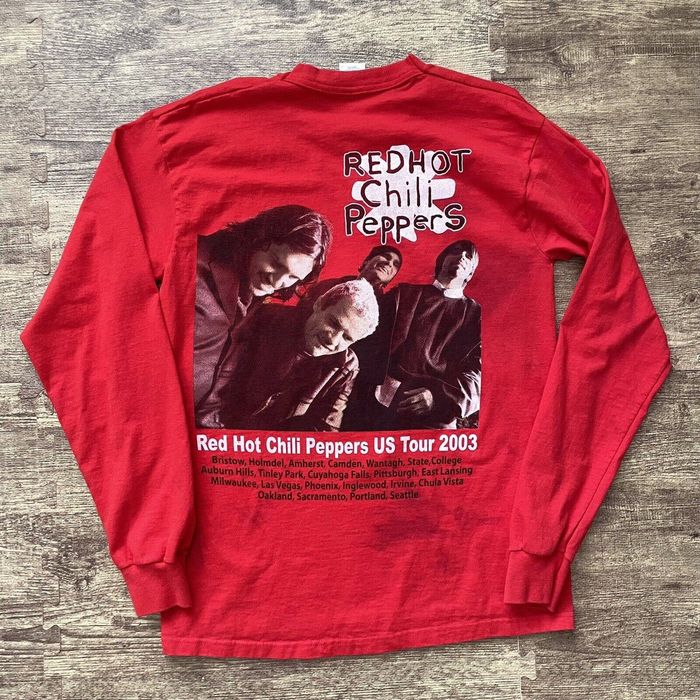 Vintage Vintage 2003 Red Hot Chili Peppers By The Way Tour Band Tee Grailed