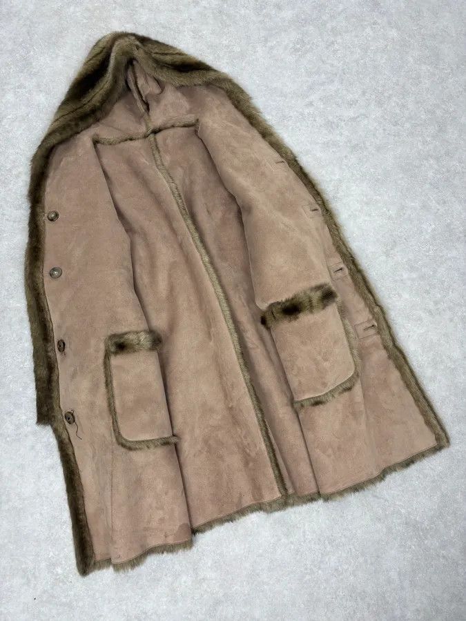 Balmain 1990s Balmain Beige Faux Fur Reversible Coat Size US M / EU 48-50 / 2 - 15 Thumbnail