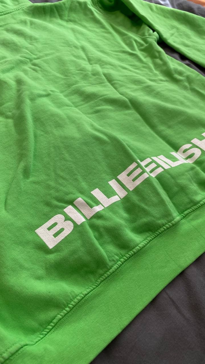 Billie Eilish Billie Eilish Neon Green World Tour Hoodie Unisex 2020 Size US M / EU 48-50 / 2 - 6 Thumbnail