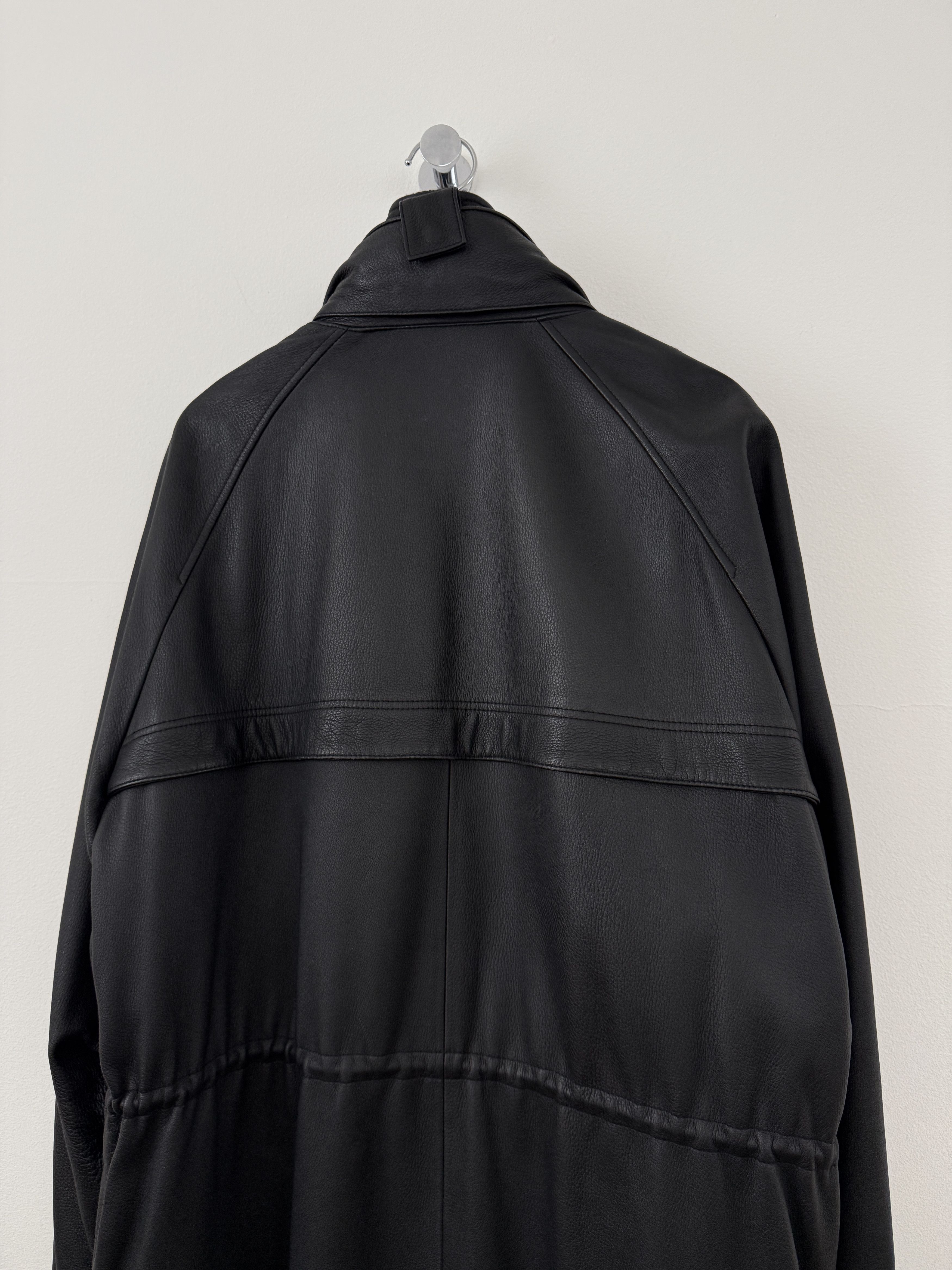 Loro Piana Leather Cashmere Lined Jacket Size US XXL / EU 58 / 5 - 17 Thumbnail