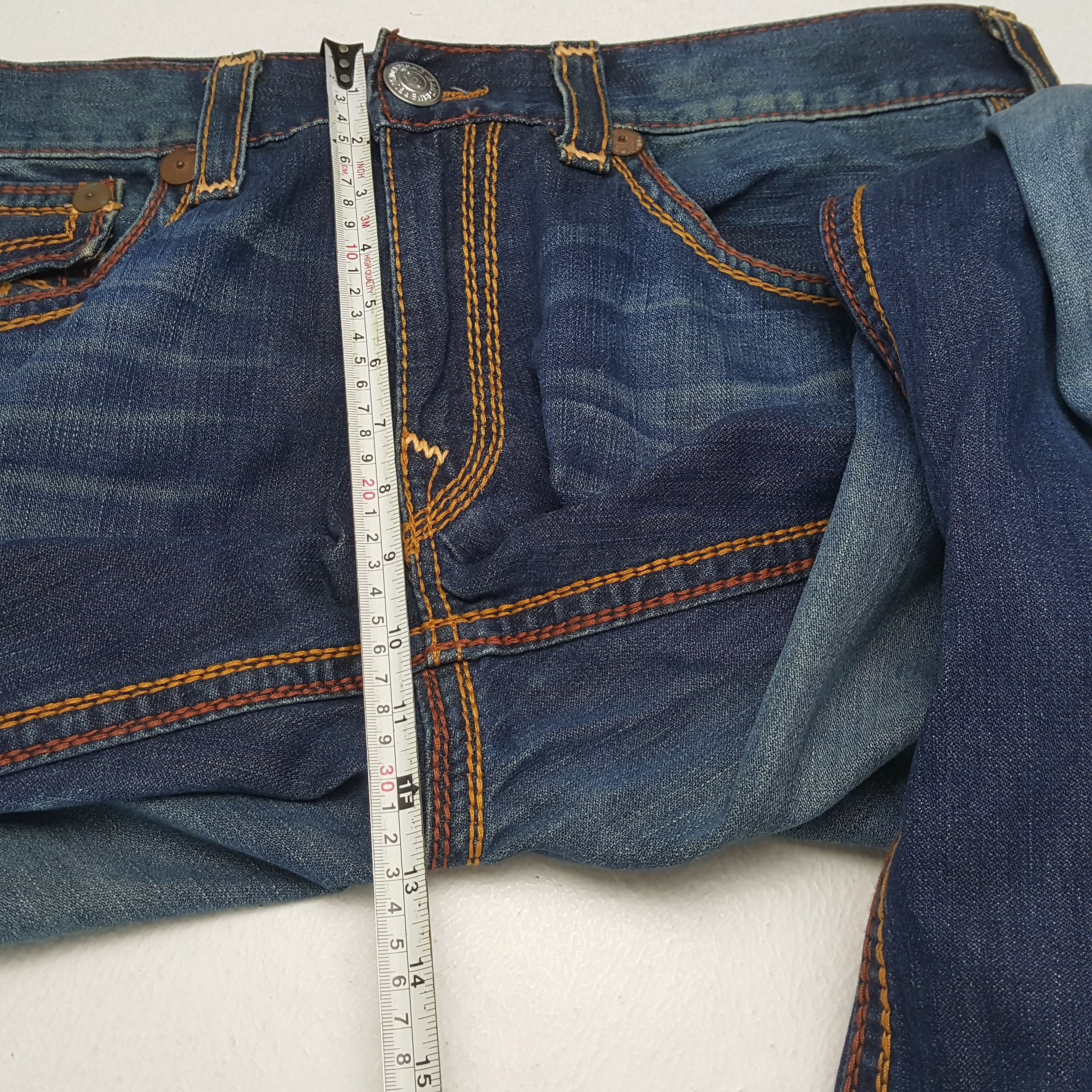True Religion × Vintage TRUE RELIGION World Tour Streetwear Style Jeans Size US 37 - 8 Thumbnail
