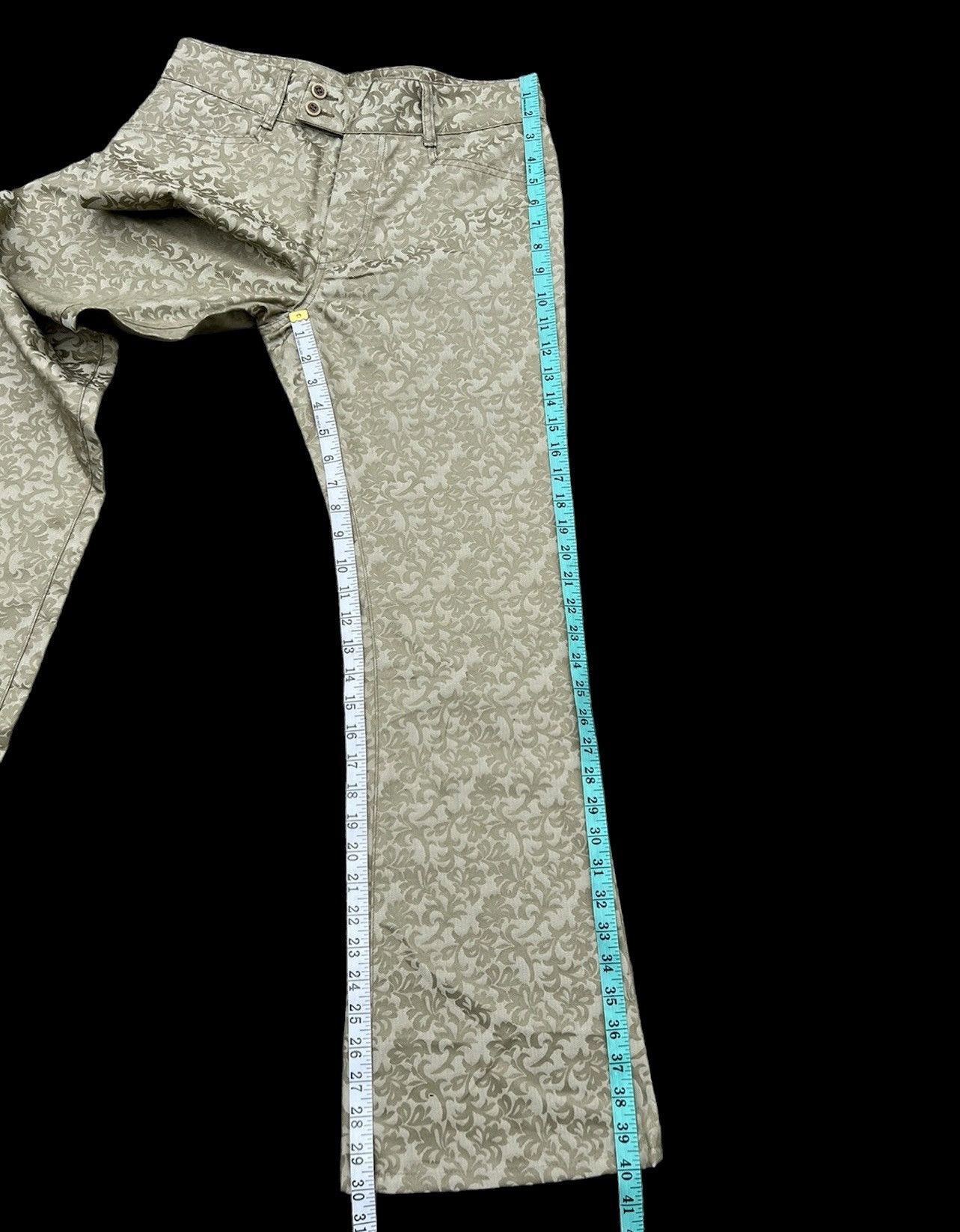 Morgan Homme Vintage Men’s Morgan Homme Japan Jacquard Gold Flare Pant Size US 30 / EU 46 - 5 Thumbnail