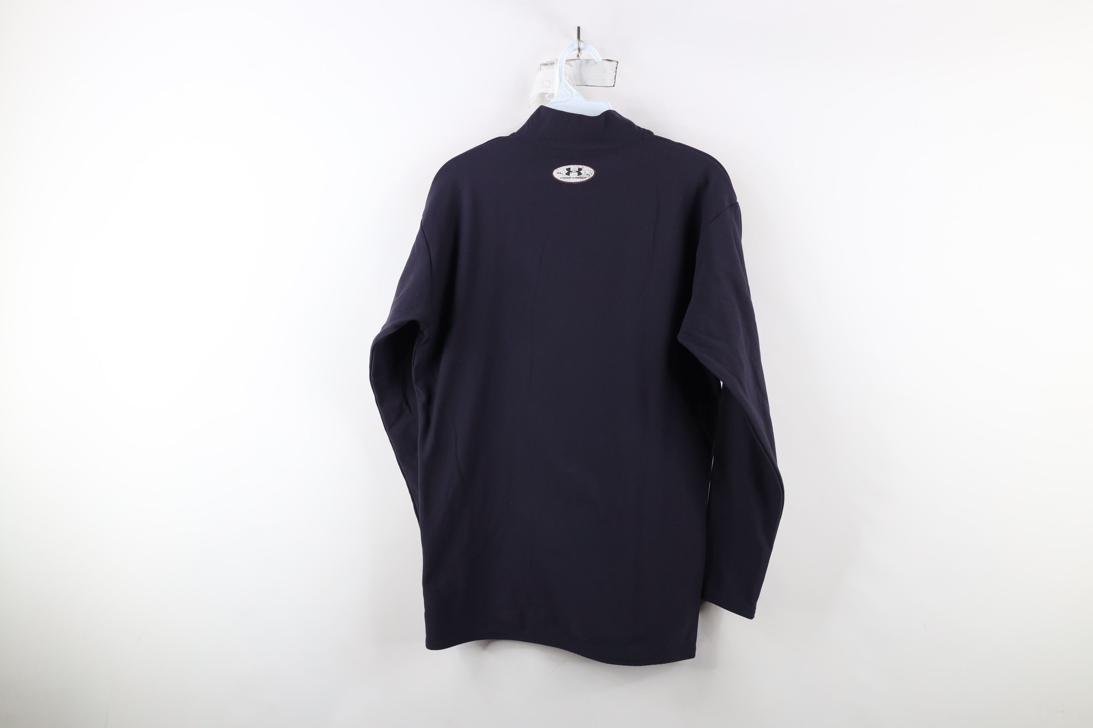 Under Armour × Vintage Vintage Under Armour Compression Mock Neck T-Shirt Navy Blue Size US XL / EU 56 / 4 - 11 Thumbnail