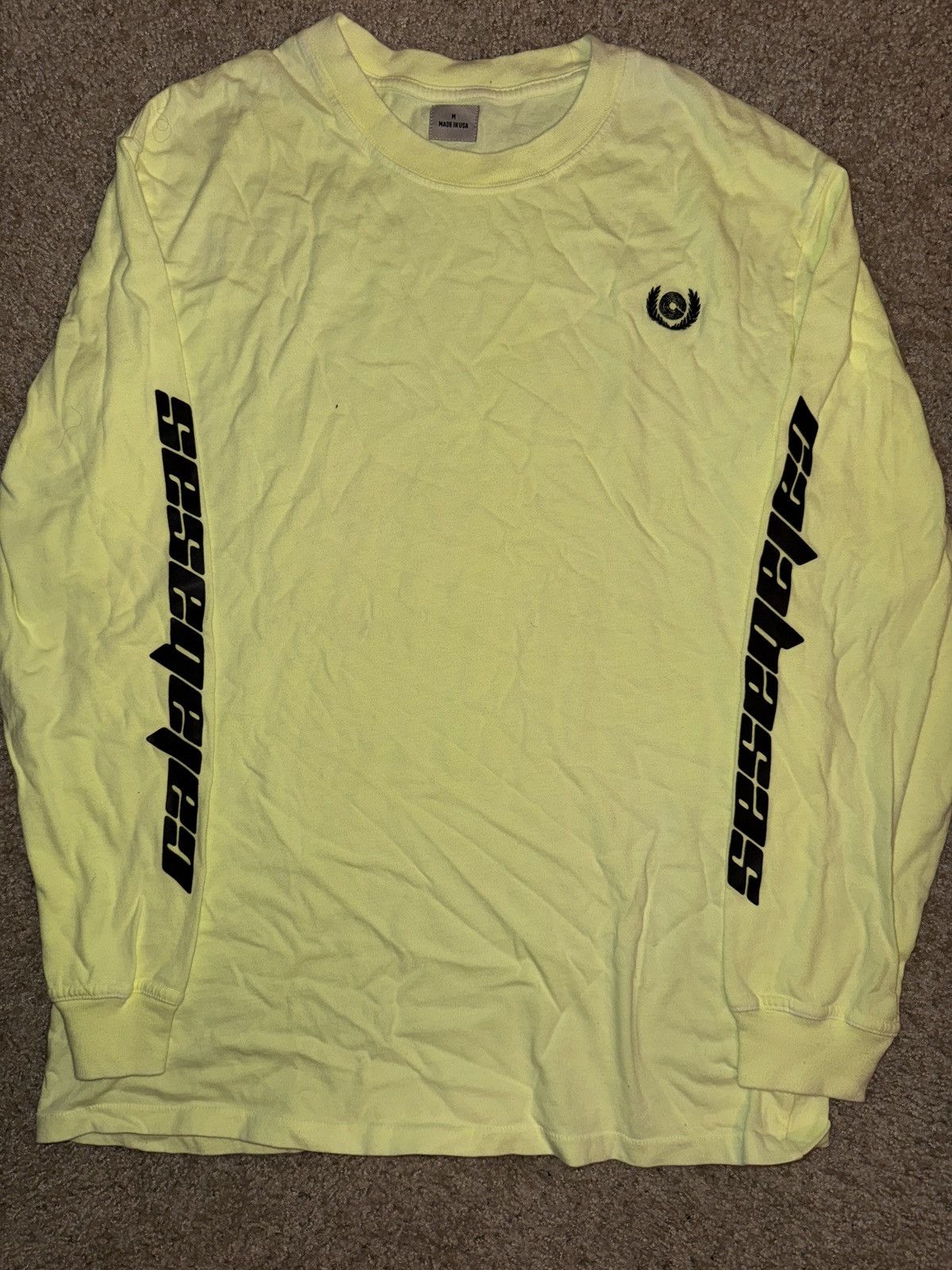 Kanye West × Yeezy Yeezy Calabassas Yellow L/S Size US M / EU 48-50 / 2 - 1 Thumbnail