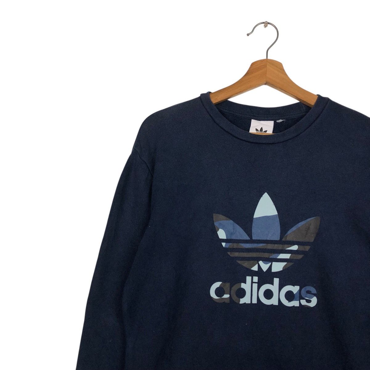 Adidas 📌Vintage Sweatshirt Adidas Big Logo Over Print Size US M / EU 48-50 / 2 - 8 Thumbnail