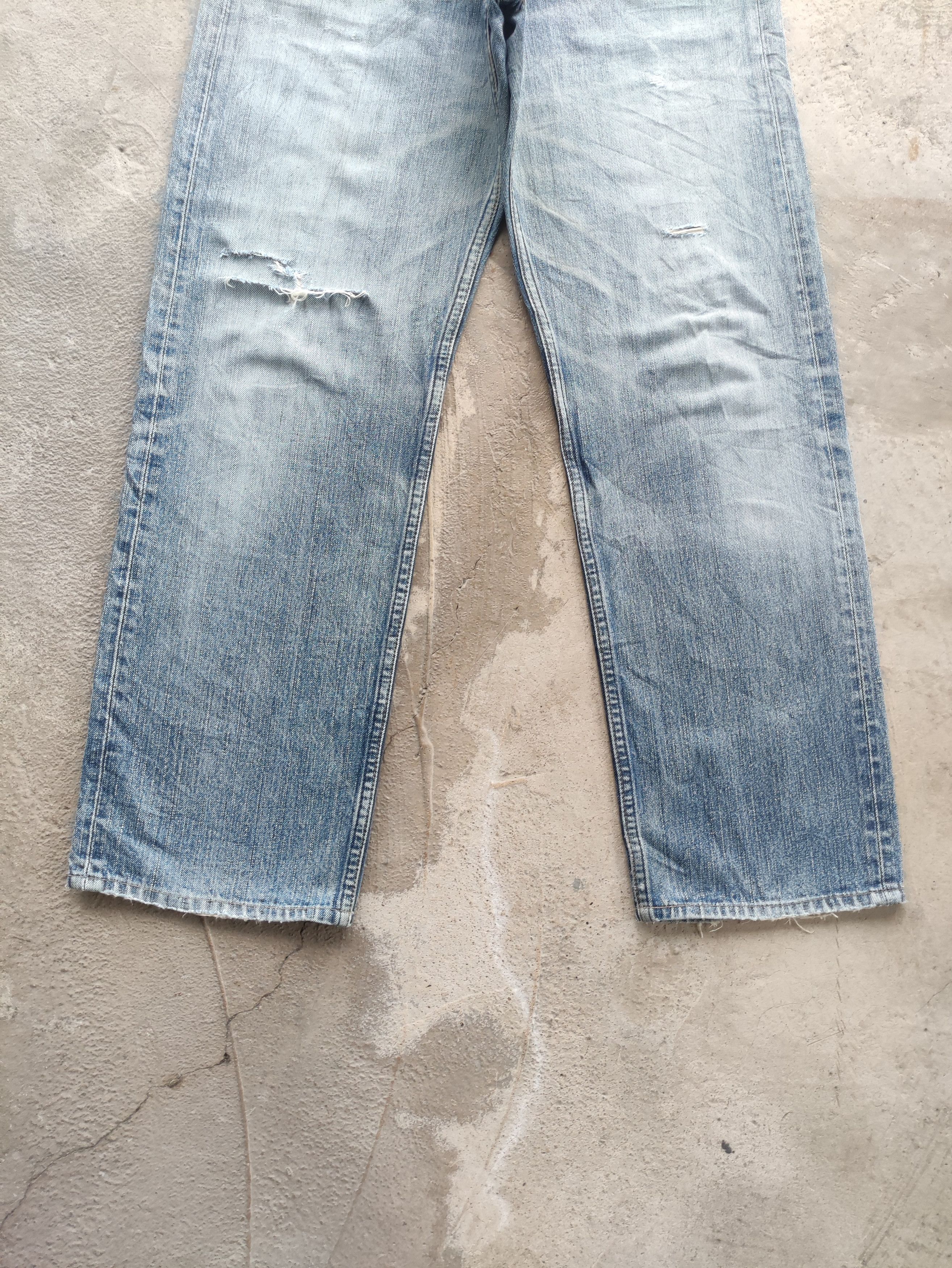 Levi's Vintage Levis 503 Japan Baggy Jean Distressed Faded Size US 32 / EU 48 - 4 Thumbnail