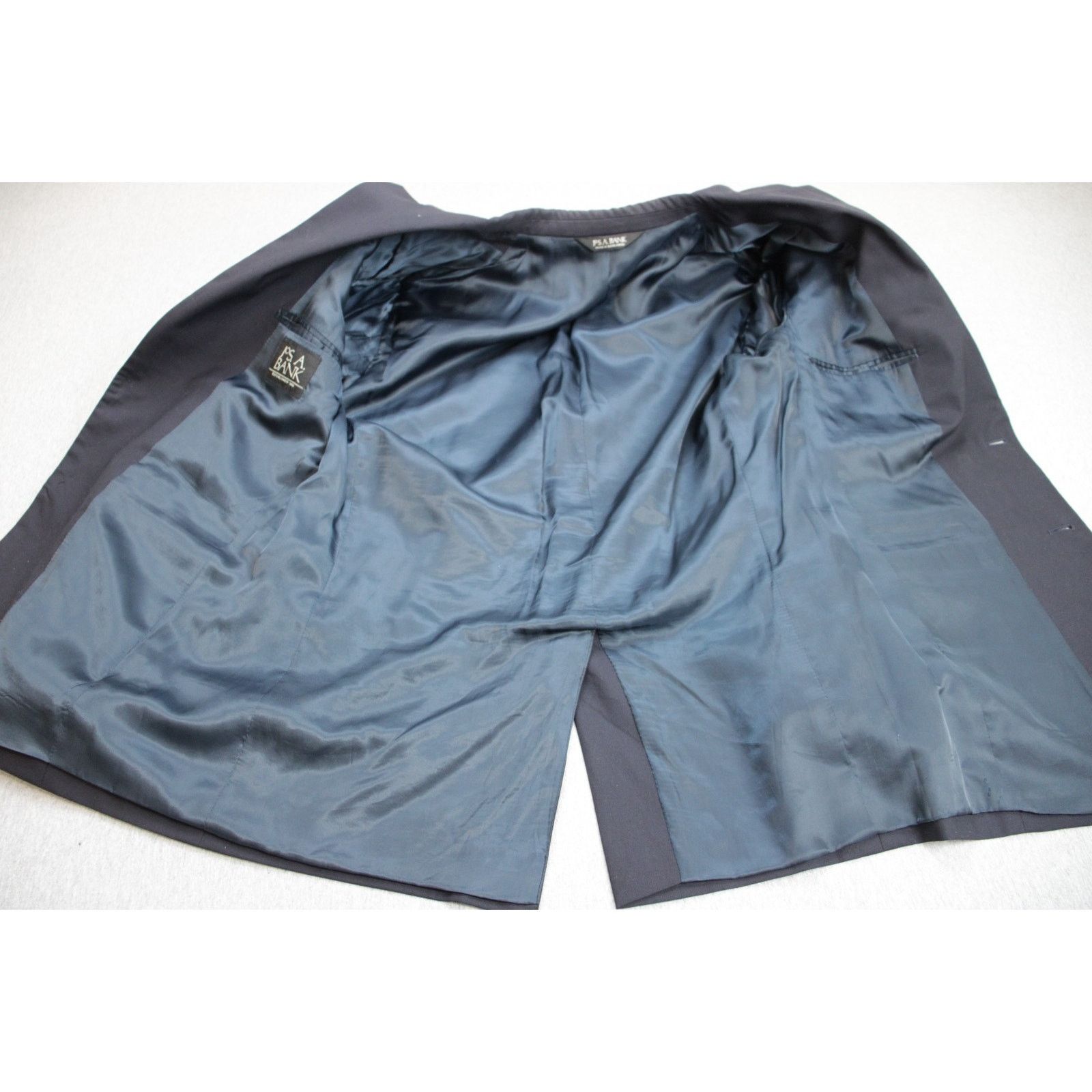 Jos. A. Bank Jos A Bank Blazer 40R Navy Blue 100% Wool Gold Buttons Size 40R - 4 Thumbnail