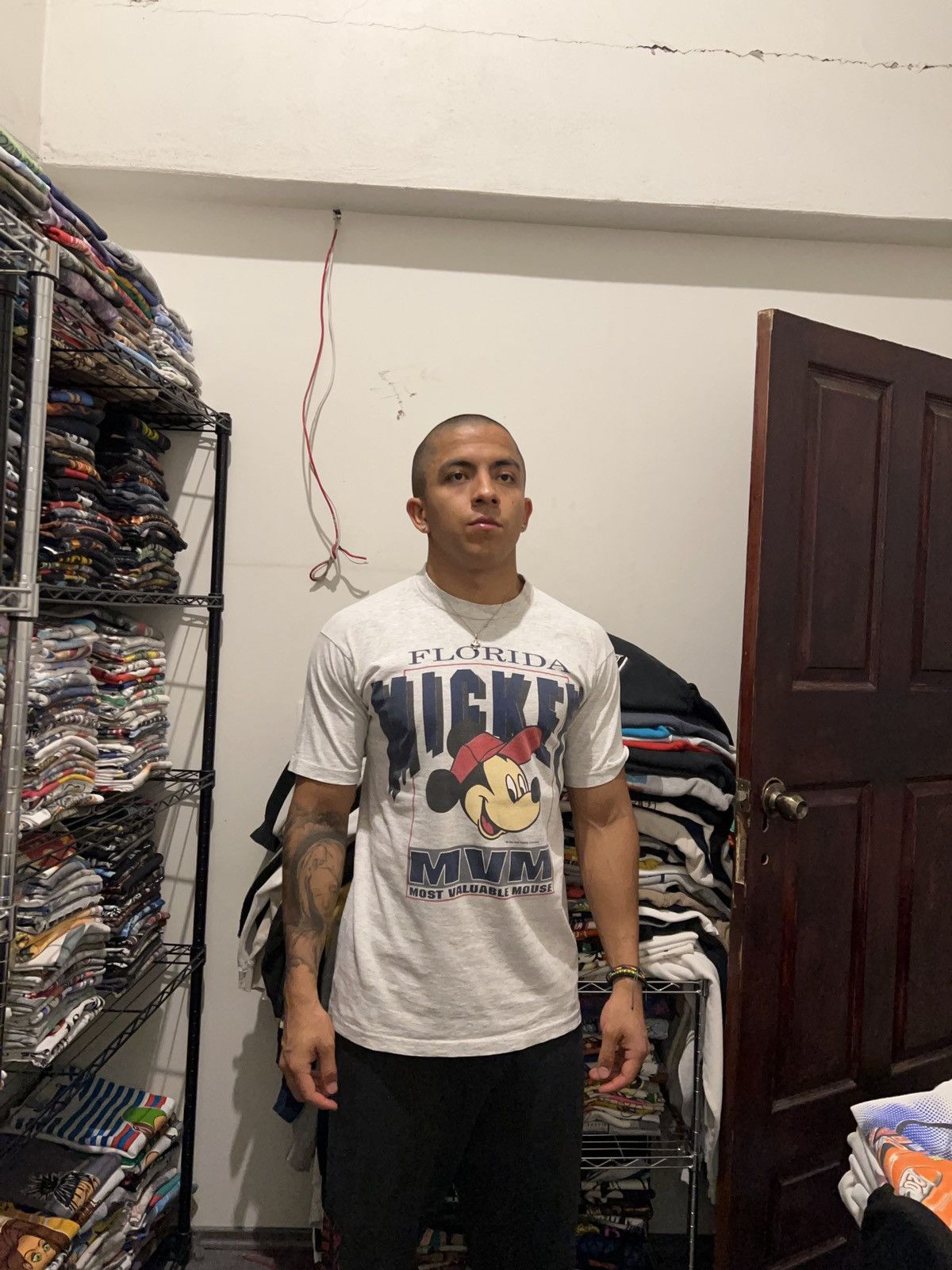Disney 90s Mickey Mouse Florida Most Valuable Mouse MVM MVP TEE Size US L / EU 52-54 / 3 - 2 Thumbnail