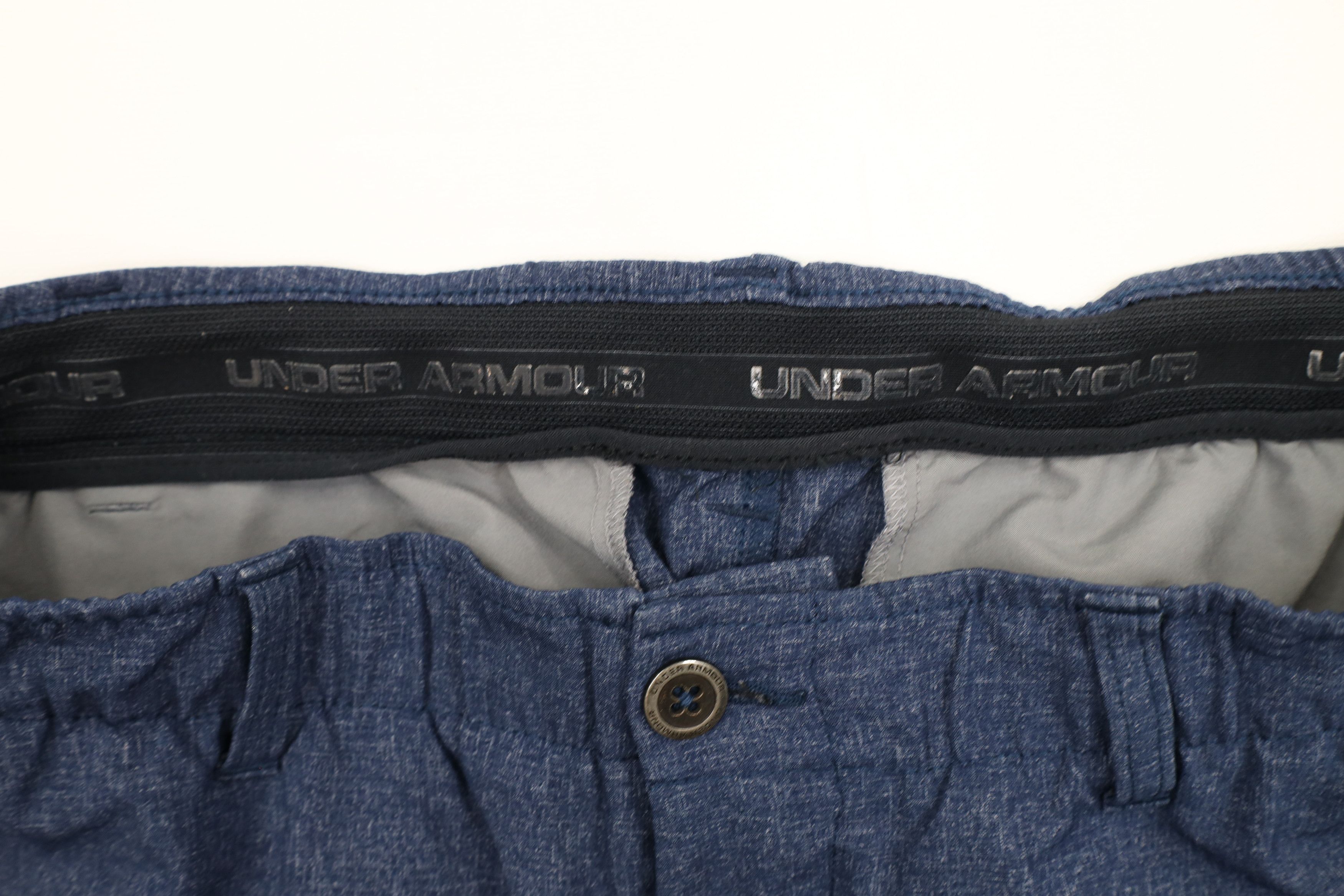 Under Armour × Vintage Under Armour Lightweight Vented Chambray Golf Chino Pants Size US 30 / EU 46 - 8 Thumbnail