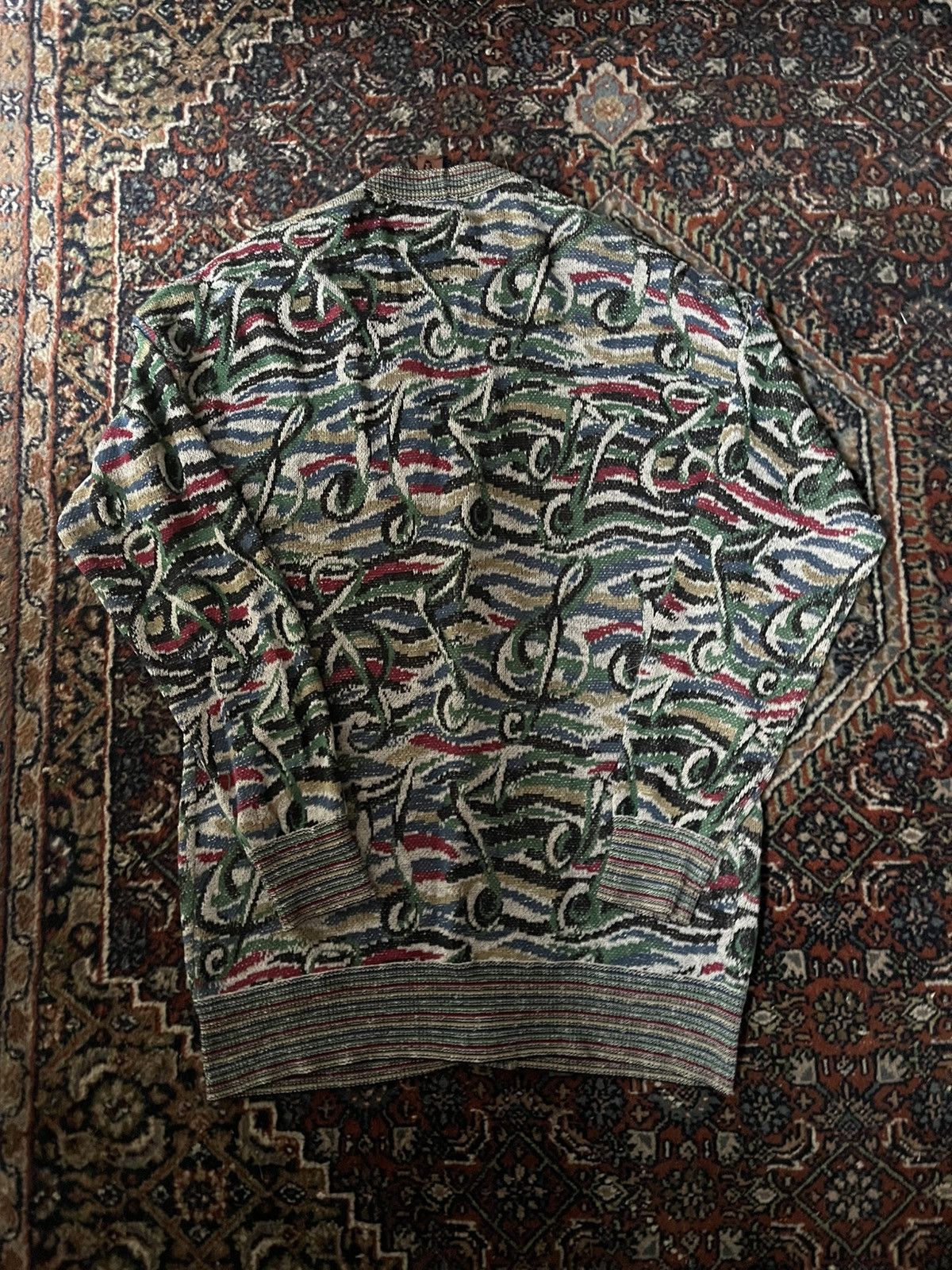 Missoni Vintage Missoni Music Notes Cardigan RARE Size US XL / EU 56 / 4 - 2 Thumbnail