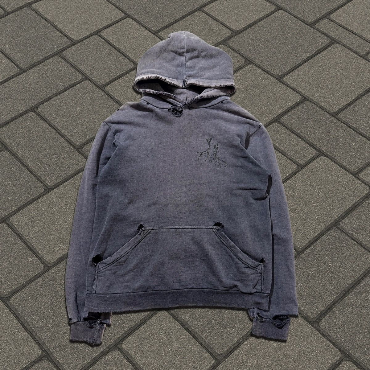Raf Simons AW02 Raf Simons Black Virginia Creeper Roots Hoodie Size US S / EU 44-46 / 1 - 3 Thumbnail