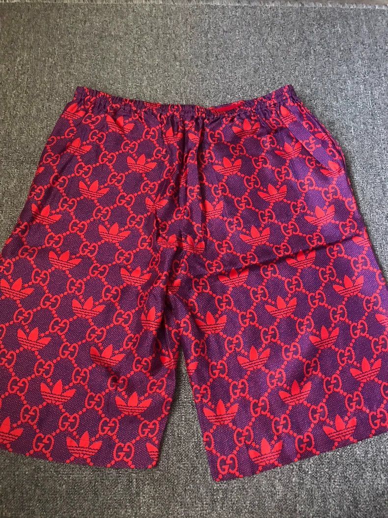 Gucci Gucci Adidas Collaboration Printed Shorts-2505 Size US 44 / EU 60 - 2 Thumbnail