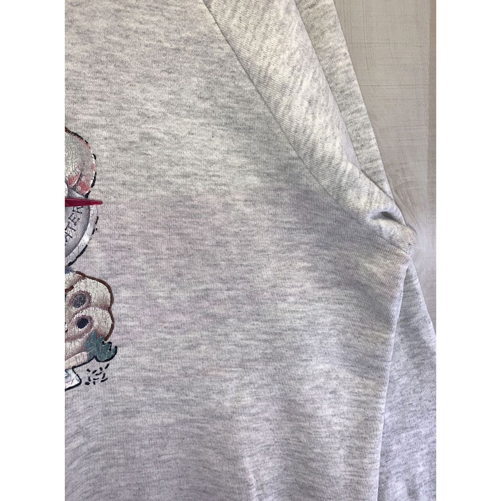 Jerzees VINTAGE Jerzees Womens Rabbit Gardening Crocheted Collar/Cuffs Sweatshirt XL-6767 Shirt Womens XL Cotton Blend 1990s Size XL / US 12-14 / IT 48-50 - 6 Thumbnail