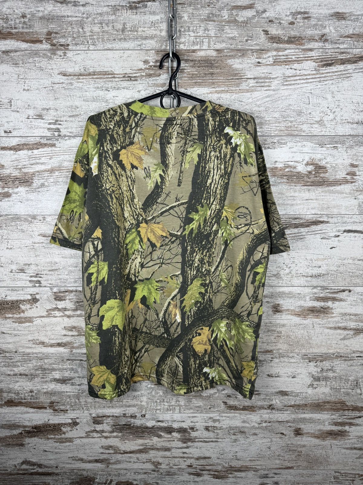 Vintage Crazy Vintage Y2K Realtree Camo T-shirt Carhartt Style tee Size US XL / EU 56 / 4 - 8 Thumbnail